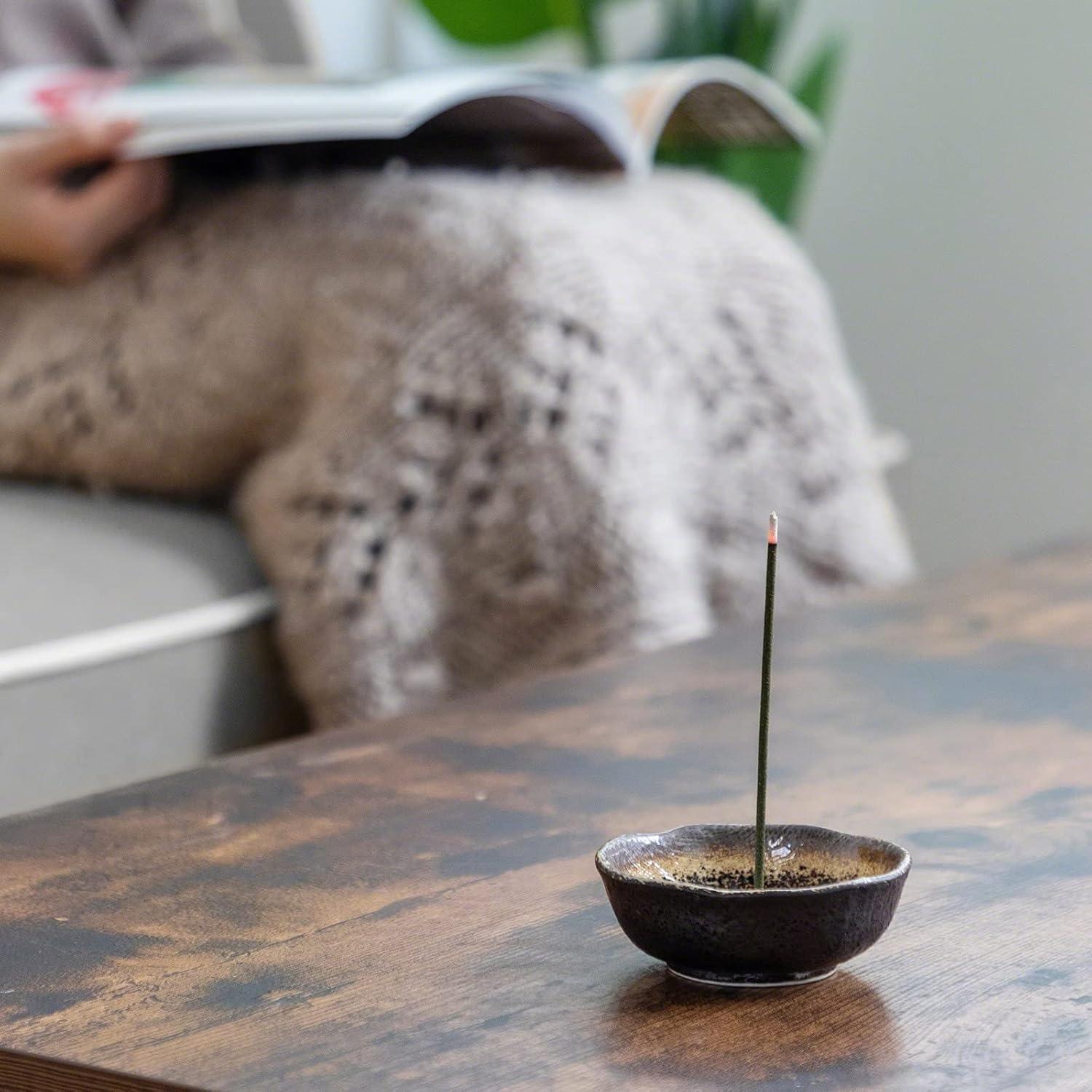 Soporte de Incienso Mini Tradicional Asayu Japón Cerámica 83mm