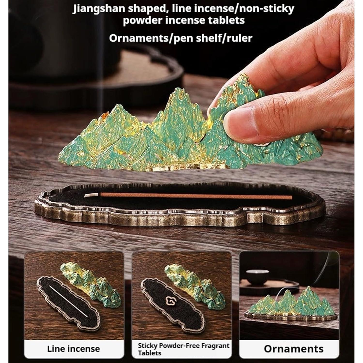 Soporte de Incienso Zen Summit Cavimort con Recogedor de Cenizas