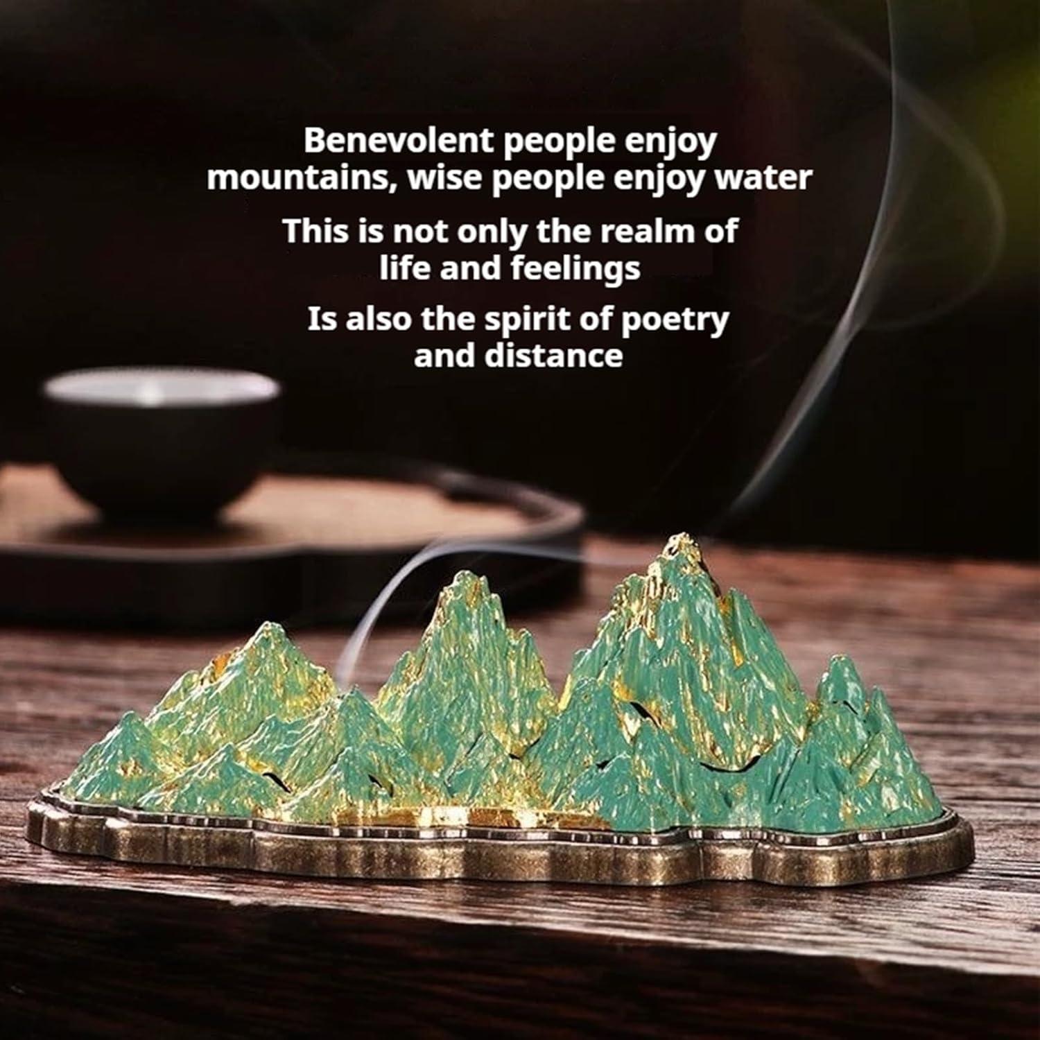 Soporte de Incienso Zen Summit Cavimort con Recogedor de Cenizas