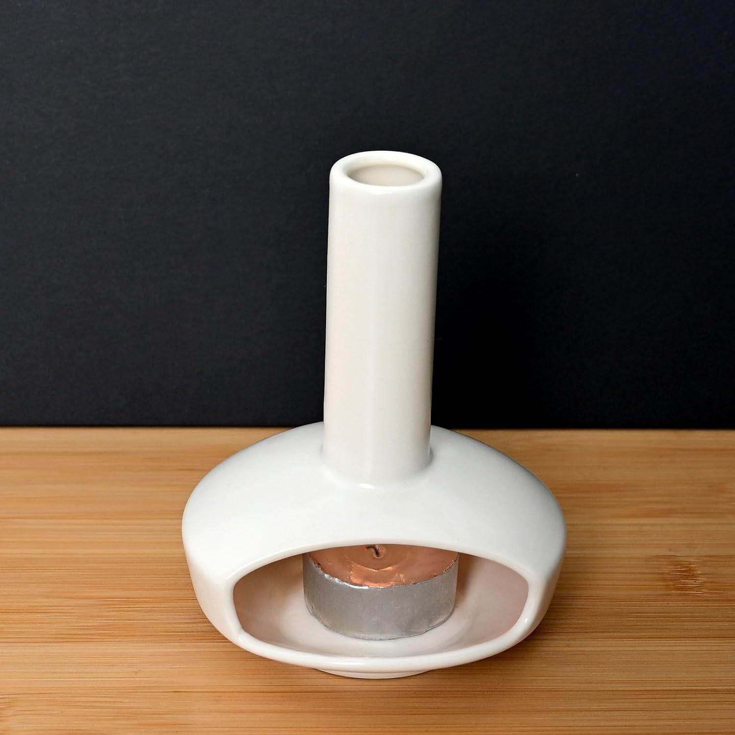 Soporte de Incienso de Cerámica Tnstbiee Blanco 9.14cm