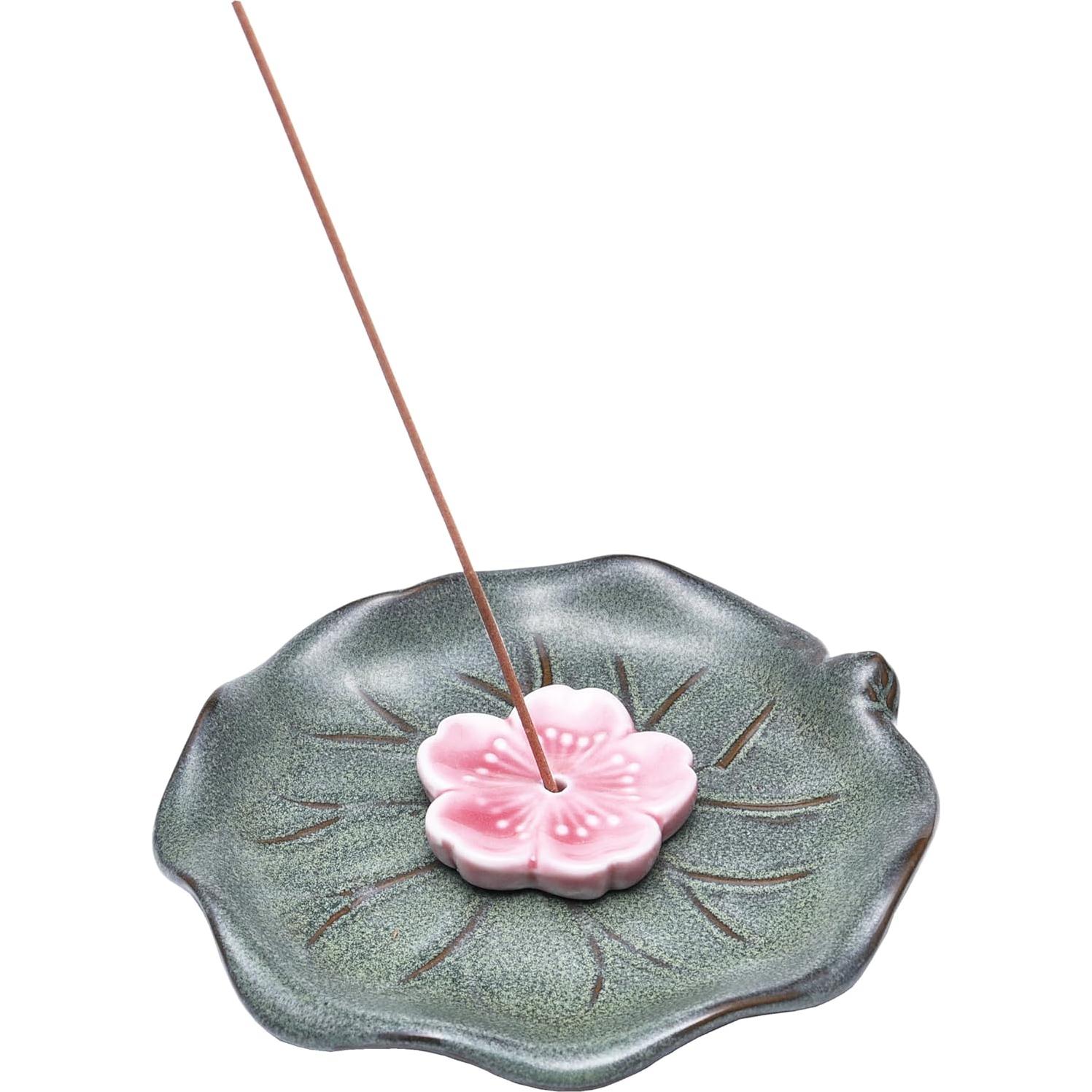 Soporte de Incienso Cerámico KR. LIF 3 en 1 para Aromaterapia