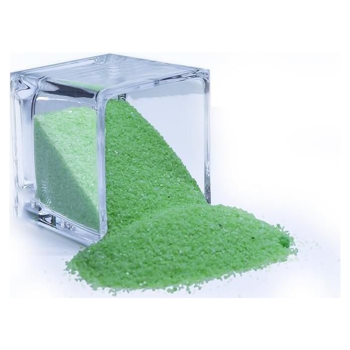 Arena Colorida Gruesa Verde Claro WGV 0.45 kg Manualidades