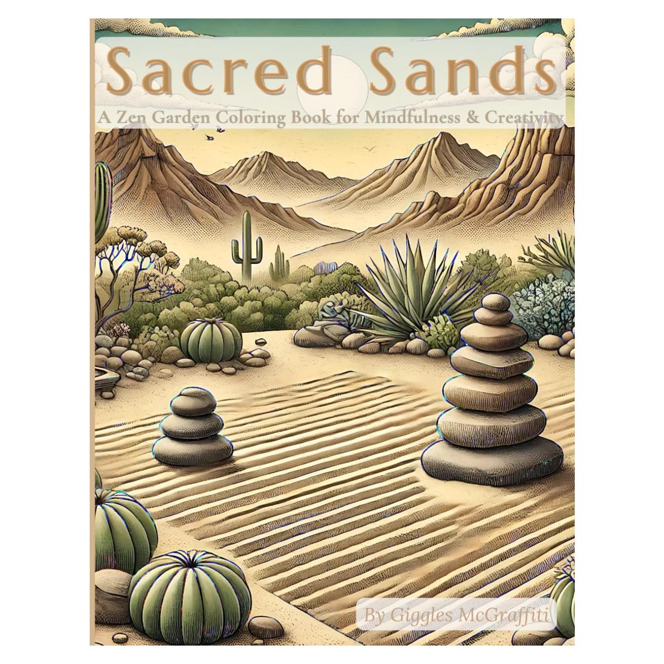 Sacred Sands: A Zen Garden Coloring Book for Mindfulness & Creativity
