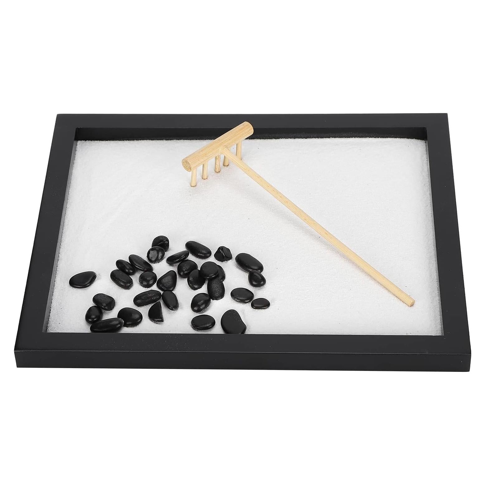 Mini Jardín Zen de Arena QANYEGN para Decoración de Escritorio