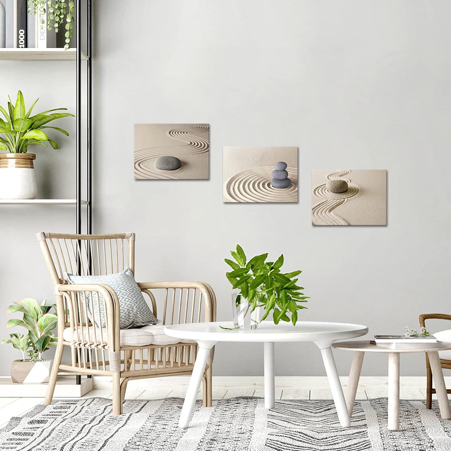 Arte de Pared Lienzo Zen Apicoture 3 Paneles 30x40cm