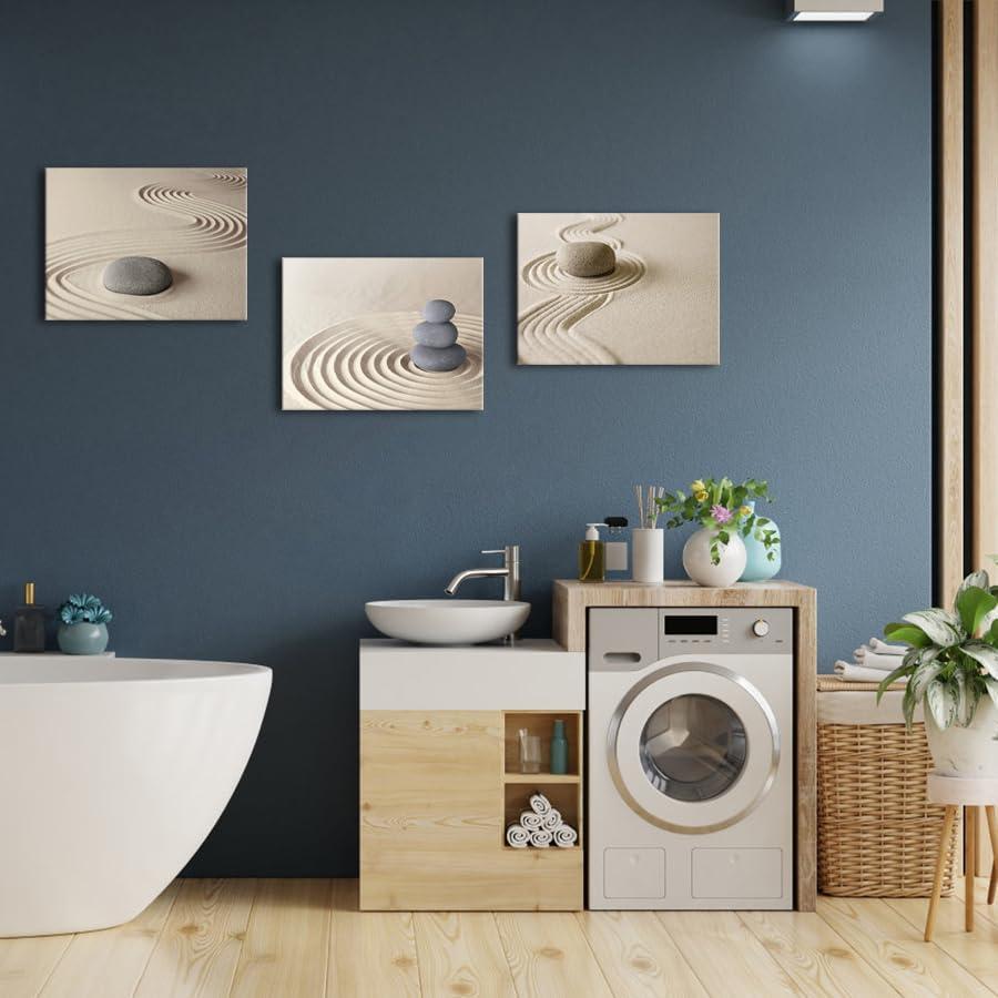 Arte de Pared Lienzo Zen Apicoture 3 Paneles 30x40cm