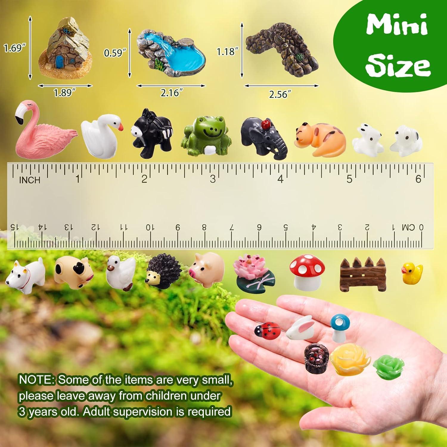 Kit de Accesorios de Jardín en Miniatura Yalikop - 240 Piezas