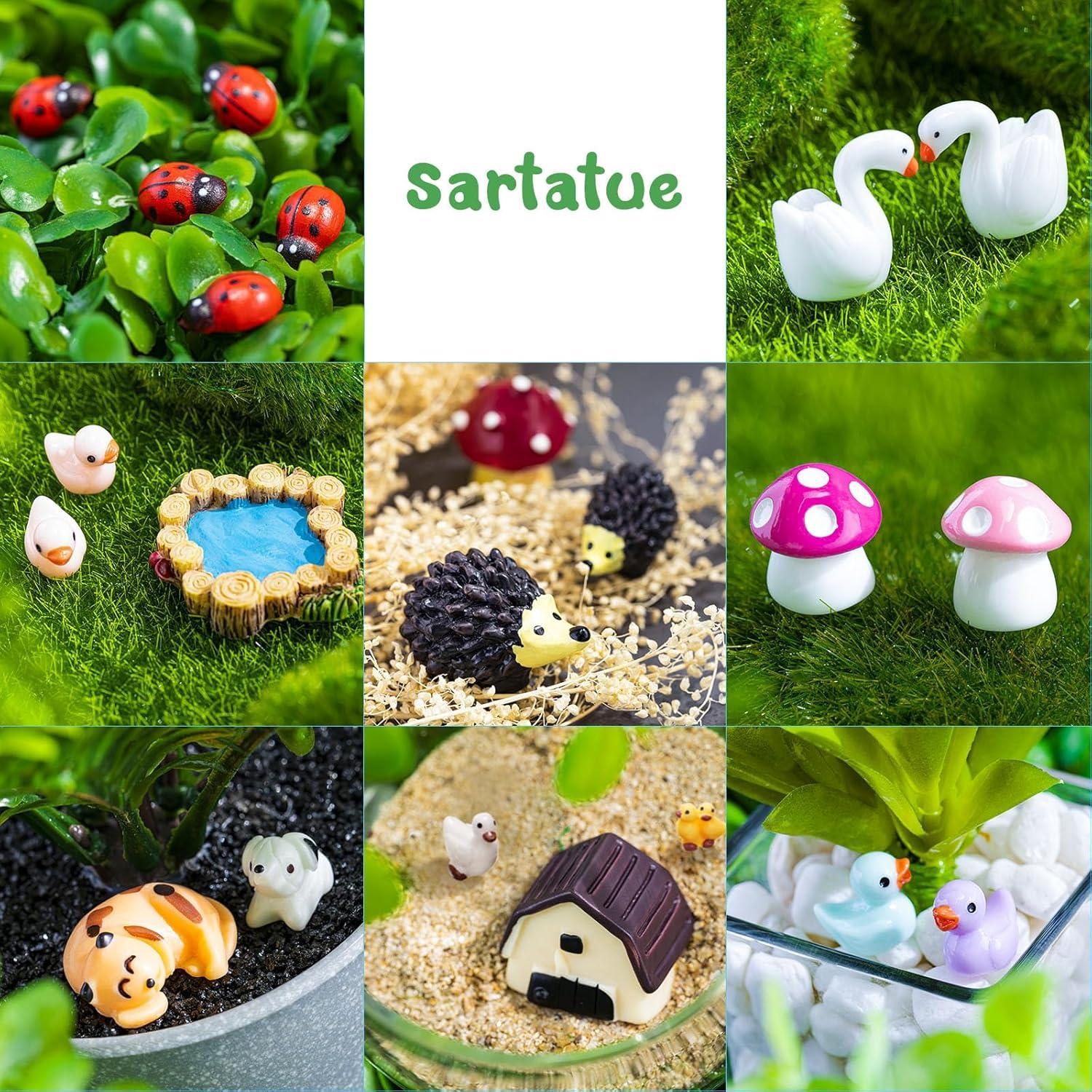 Kit de Accesorios de Jardín en Miniatura Yalikop - 240 Piezas