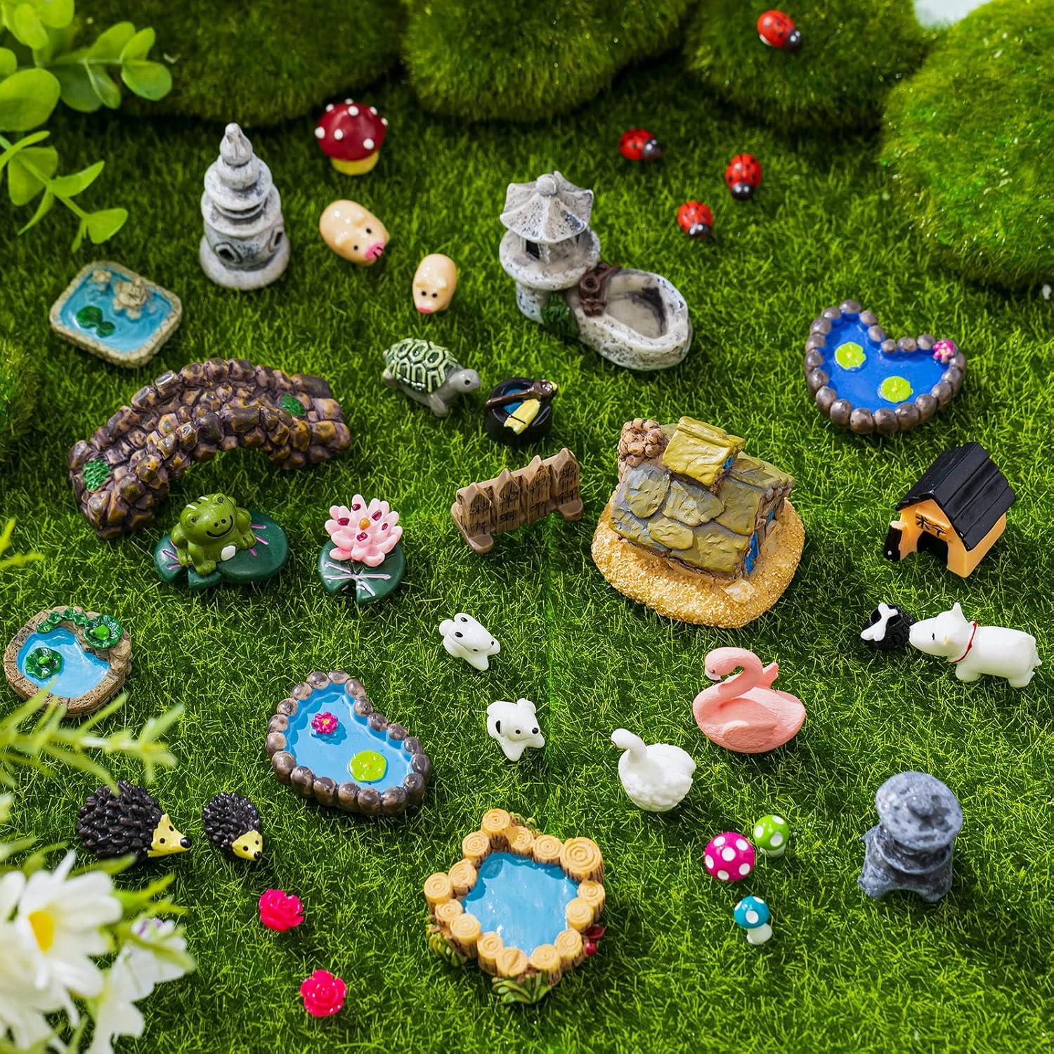 Kit de Accesorios de Jardín en Miniatura Yalikop - 240 Piezas