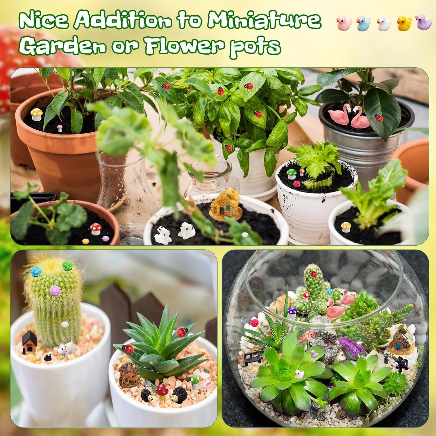 Kit de Accesorios de Jardín en Miniatura Yalikop - 240 Piezas