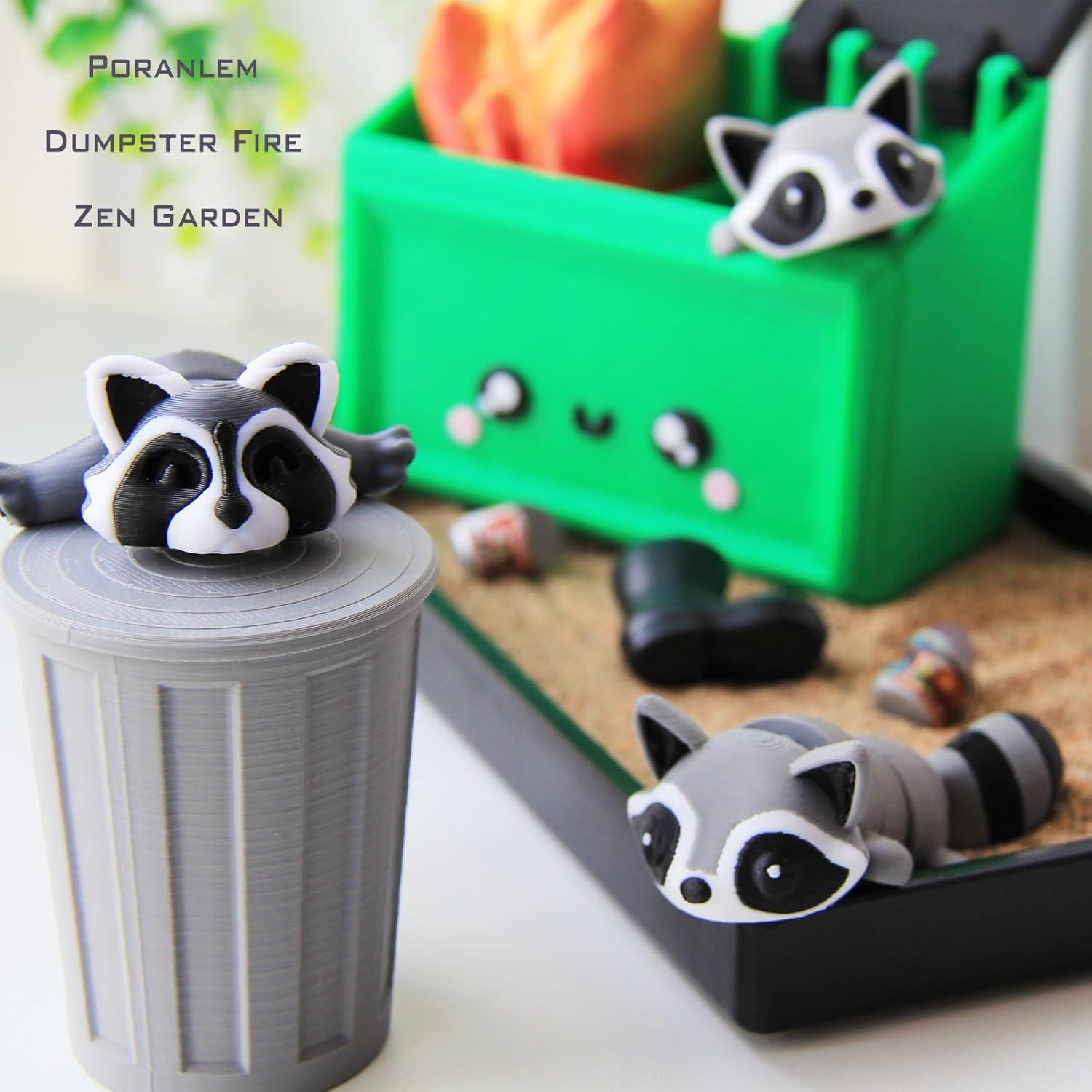 Jardín Zen de Basura Miniatura Poranlem - Decoración de Escritorio