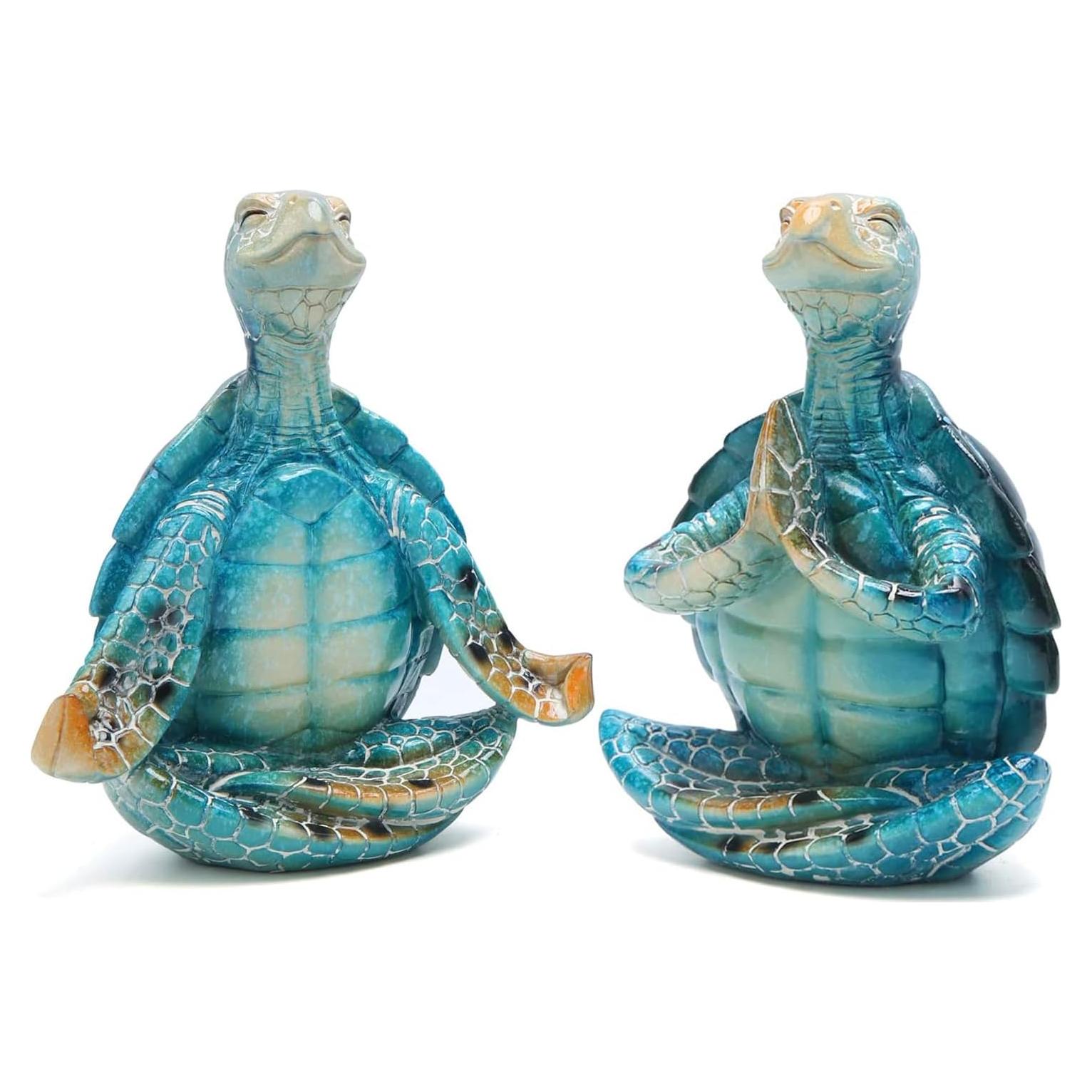 Figuritas de Tortuga Zen Glistenovelty - Decoración Costera