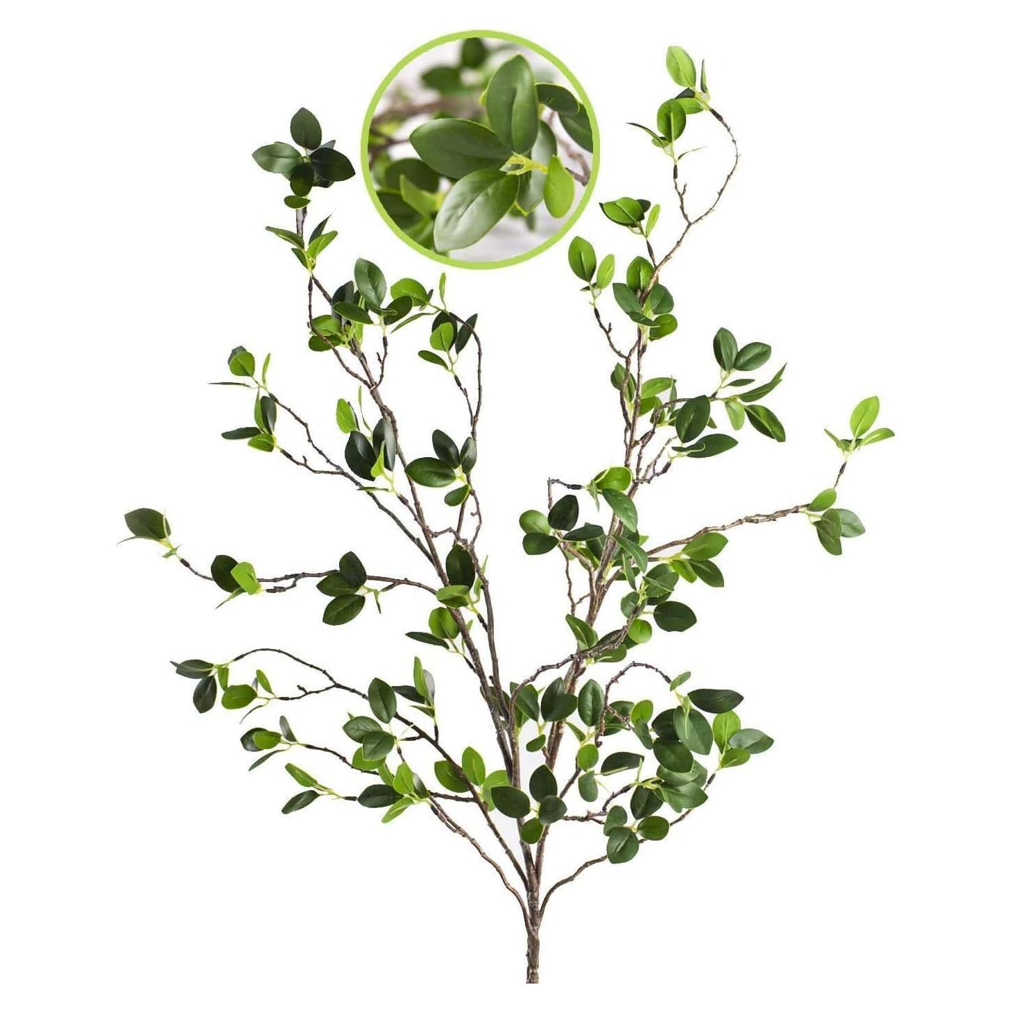 Ramas Artificiales de Eucalipto HWL 110 cm Verde (6 pcs)