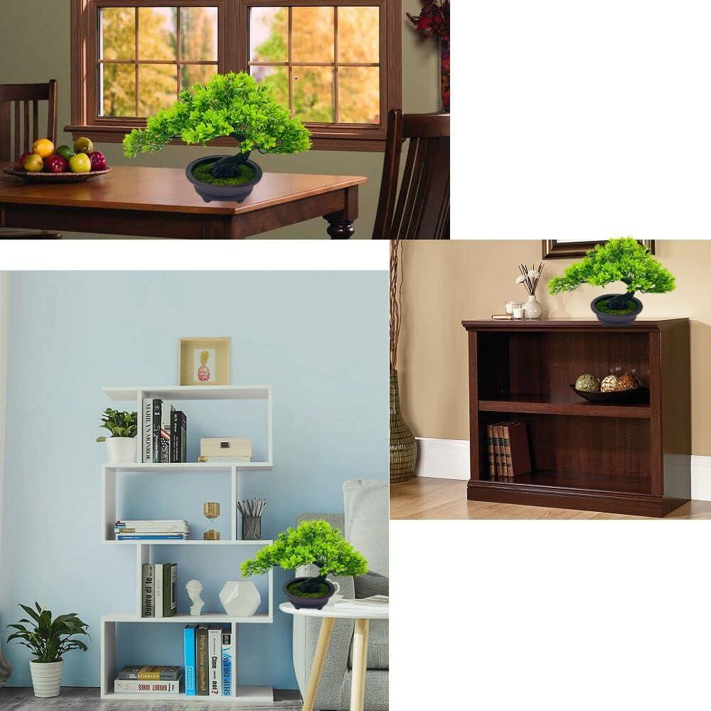 Árbol Bonsai Artificial Fycooler 25cm Verde para Decoración