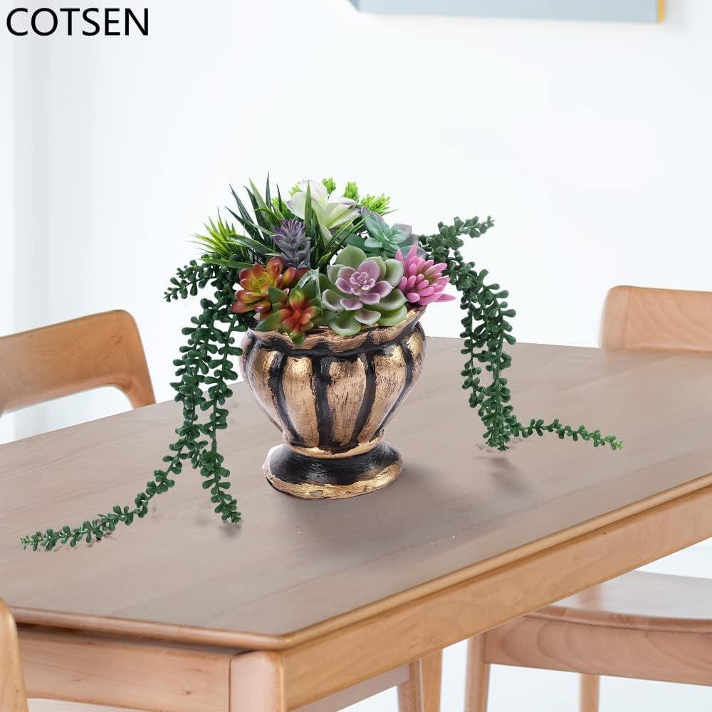 Paquete de 24 Suculentas Artificiales COTSEN para Decoración