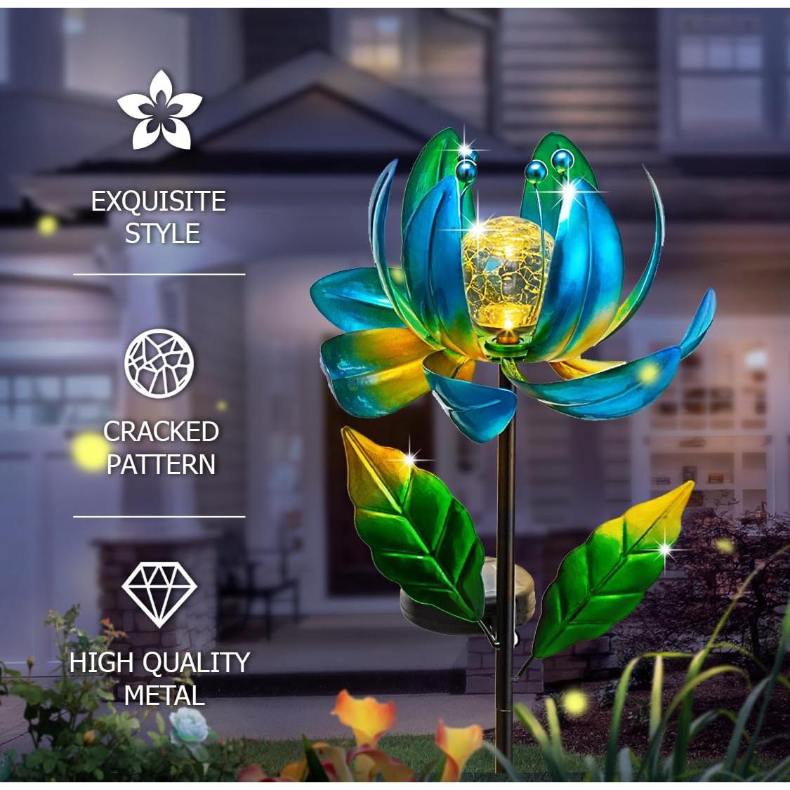 Luces de Jardín Solares SUCUY Molinos de Viento 90 cm LED