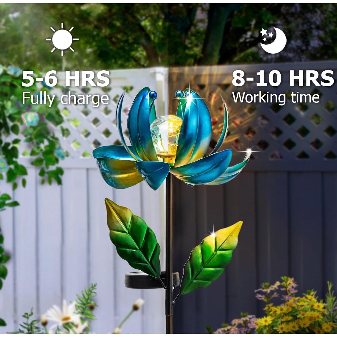 Luces de Jardín Solares SUCUY Molinos de Viento 90 cm LED