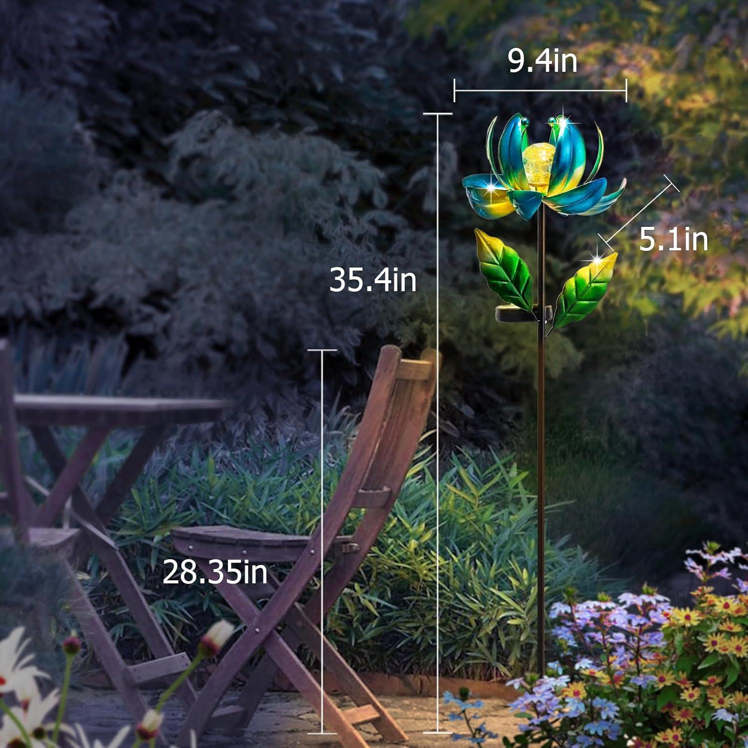 Luces de Jardín Solares SUCUY Molinos de Viento 90 cm LED