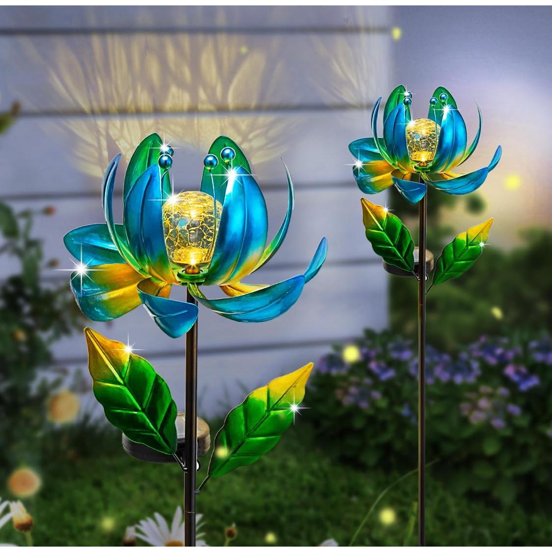 Luces de Jardín Solares SUCUY Molinos de Viento 90 cm LED