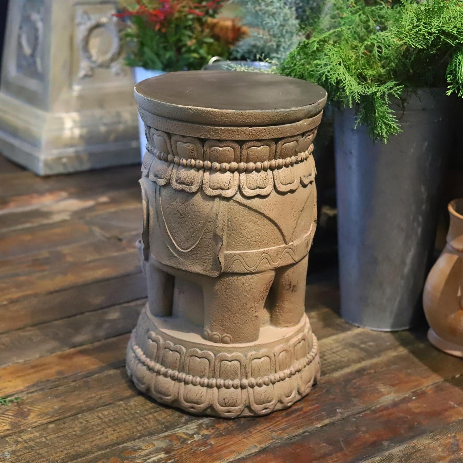 Estatua de Elefante Buda ZOEJADE 29x29x48 cm Resina Art Deco