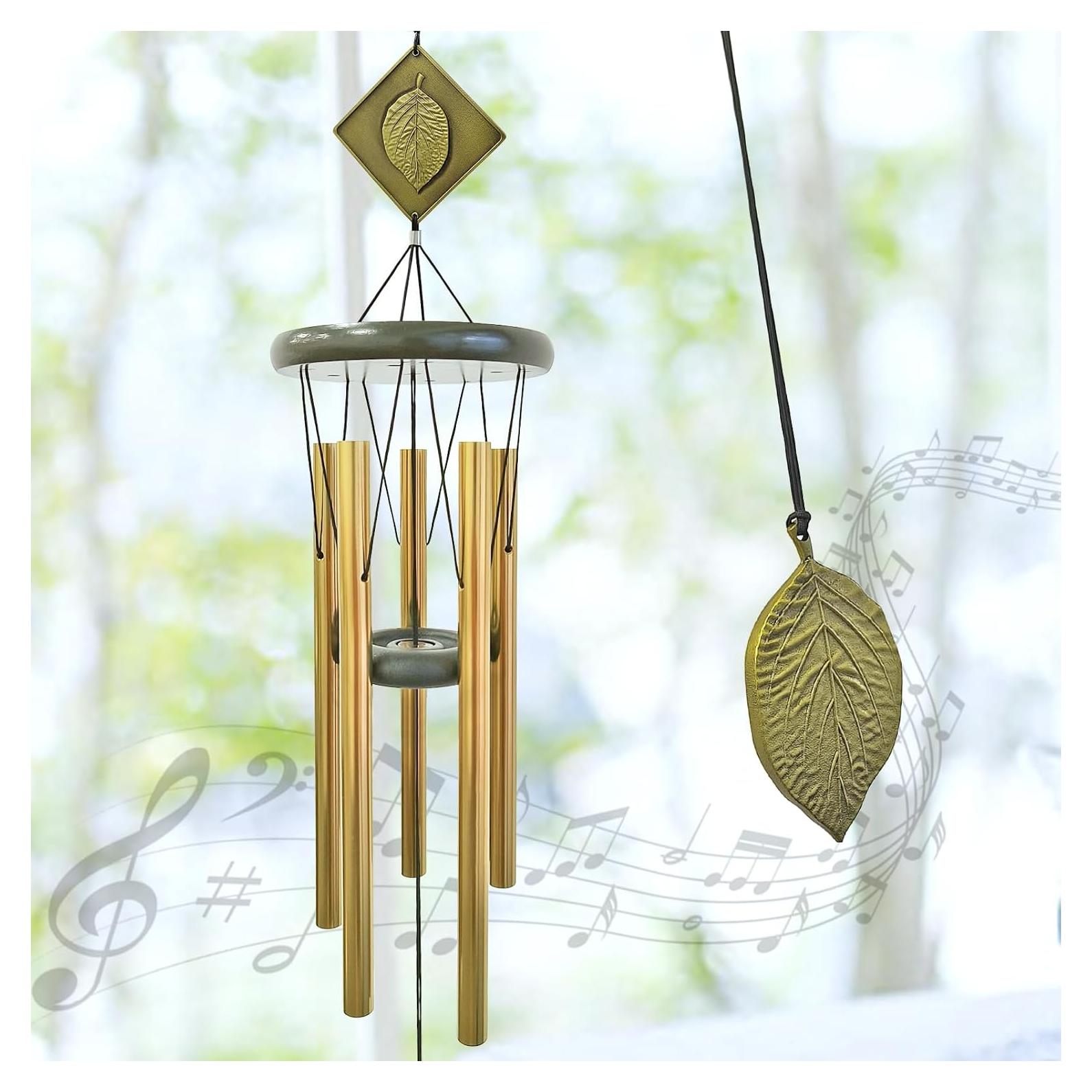 Campana de Viento Exterior Hippolytusiart 81.28 cm Bronce