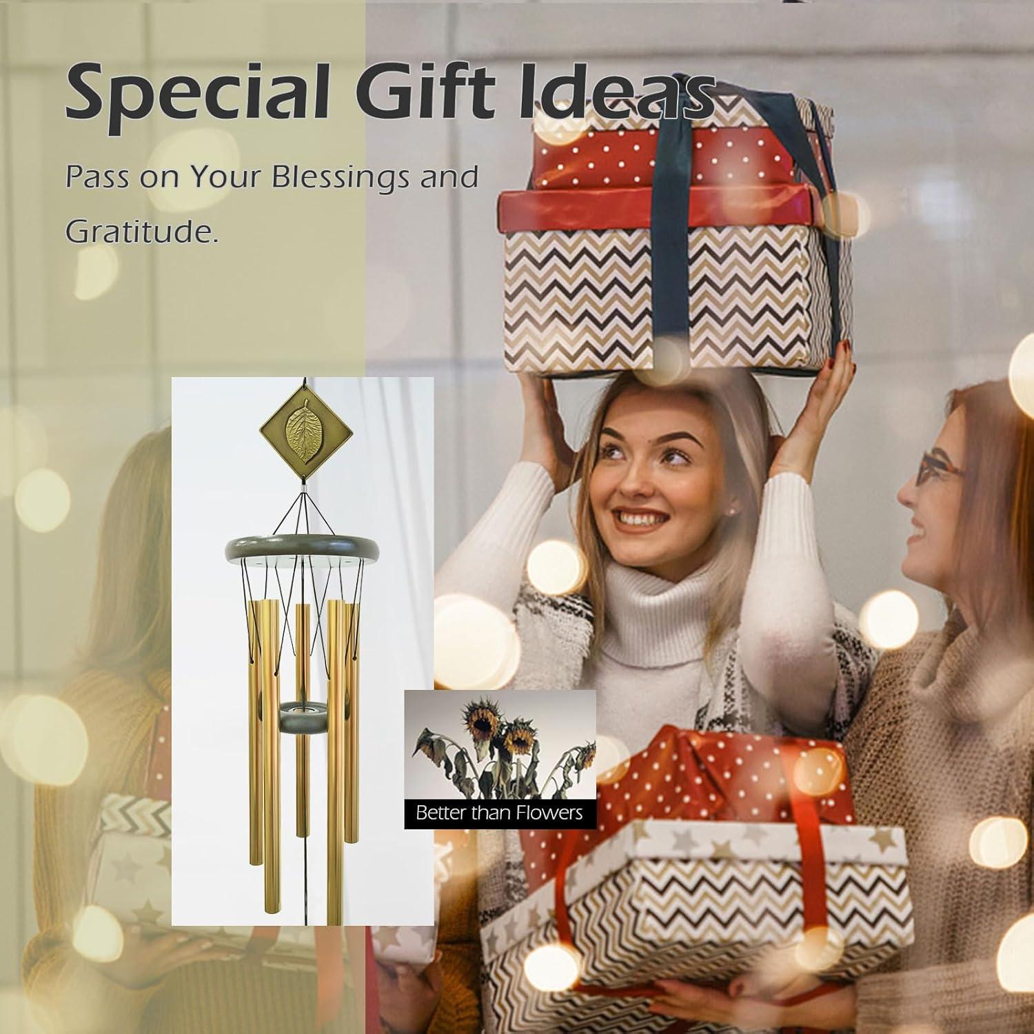 Campana de Viento Exterior Hippolytusiart 81.28 cm Bronce