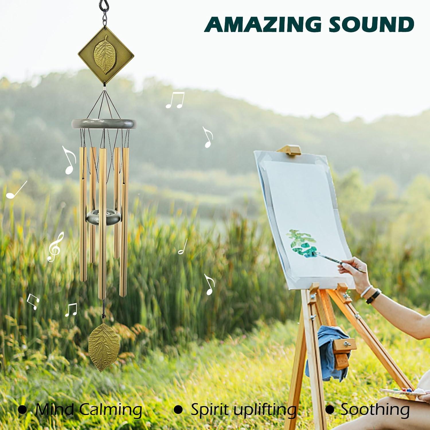 Campana de Viento Exterior Hippolytusiart 81.28 cm Bronce