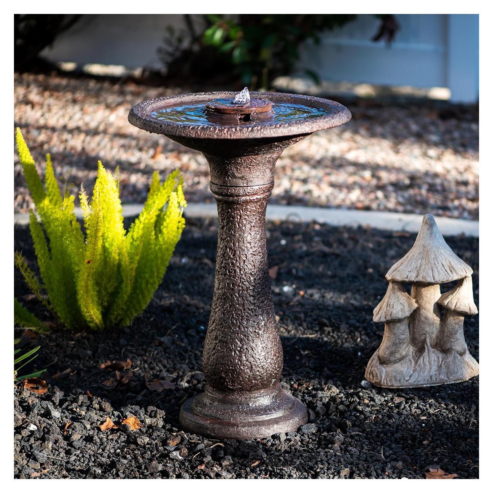 Fuente de Agua para Jardín XBrand AMB3604 59.4 cm Marrón