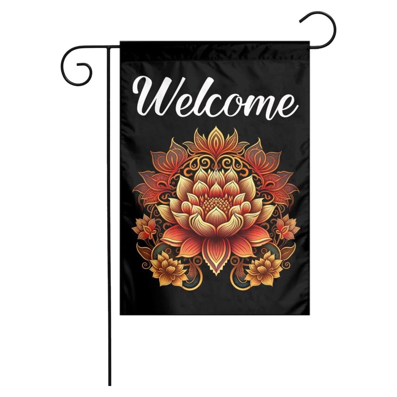 Bandera de Jardín Doble Cara Keluki 30x45 cm Meditación Zen