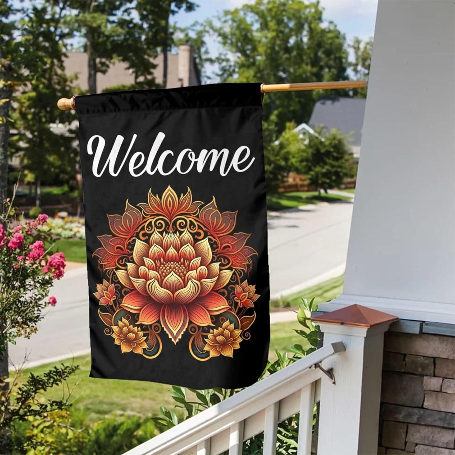 Bandera de Jardín Doble Cara Keluki 30x45 cm Meditación Zen