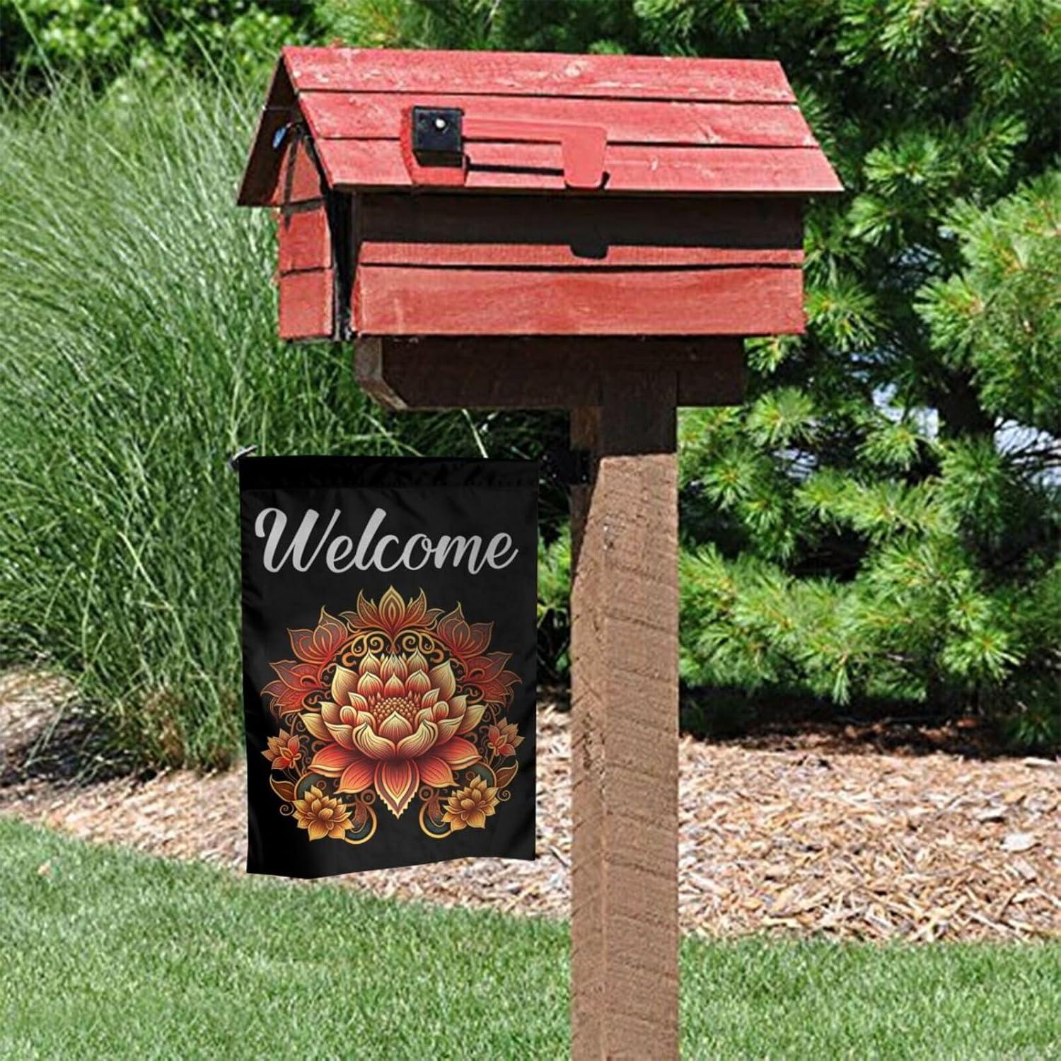 Bandera de Jardín Doble Cara Keluki 30x45 cm Meditación Zen