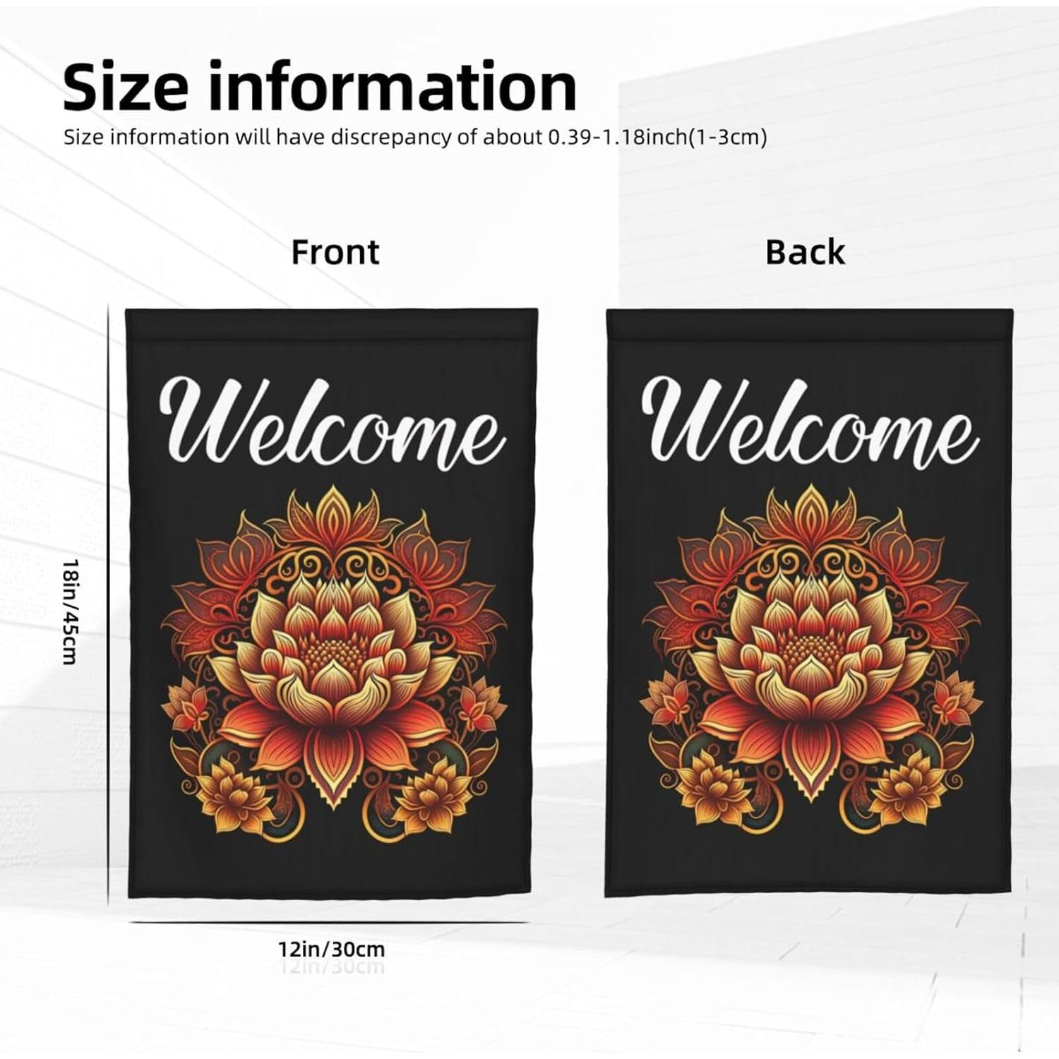 Bandera de Jardín Doble Cara Keluki 30x45 cm Meditación Zen