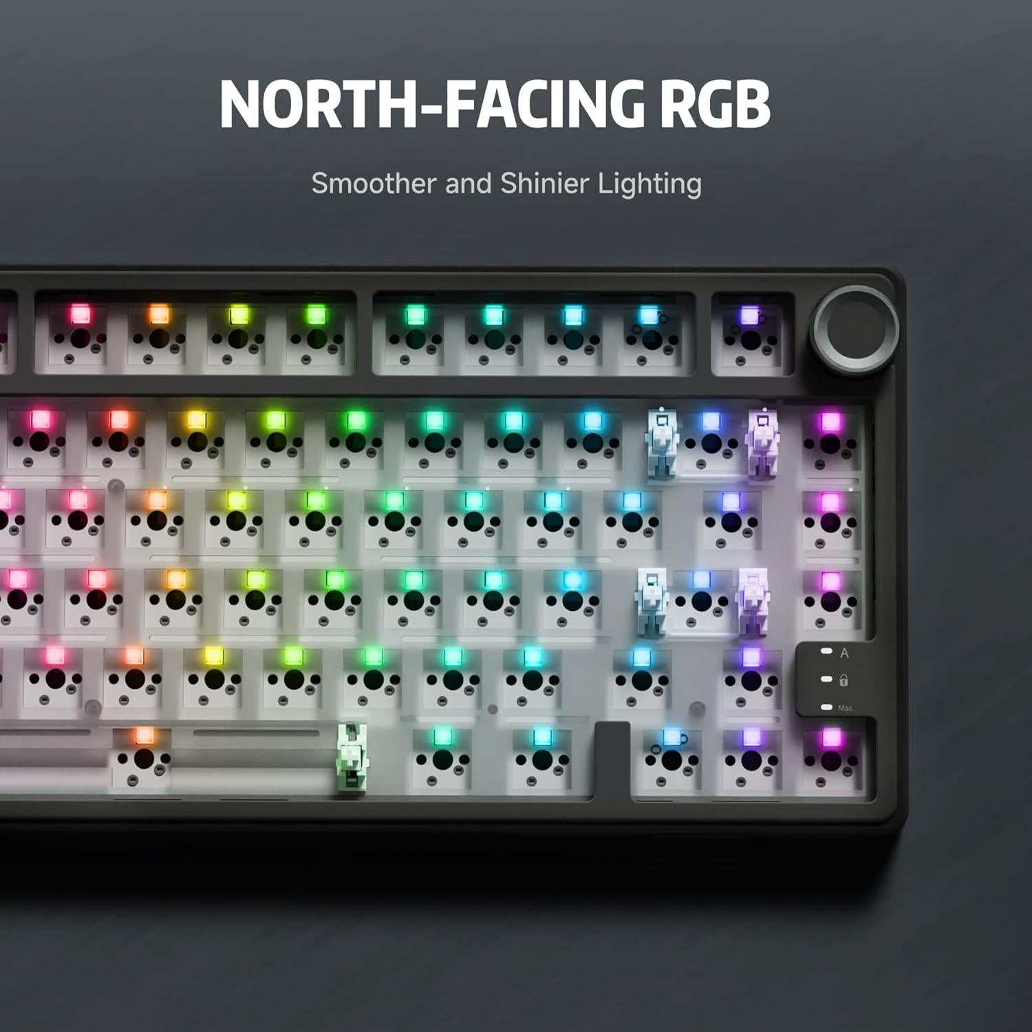 Teclado Mecánico Gaming RK Royal Kludge R75 75% RGB Hot-Swap