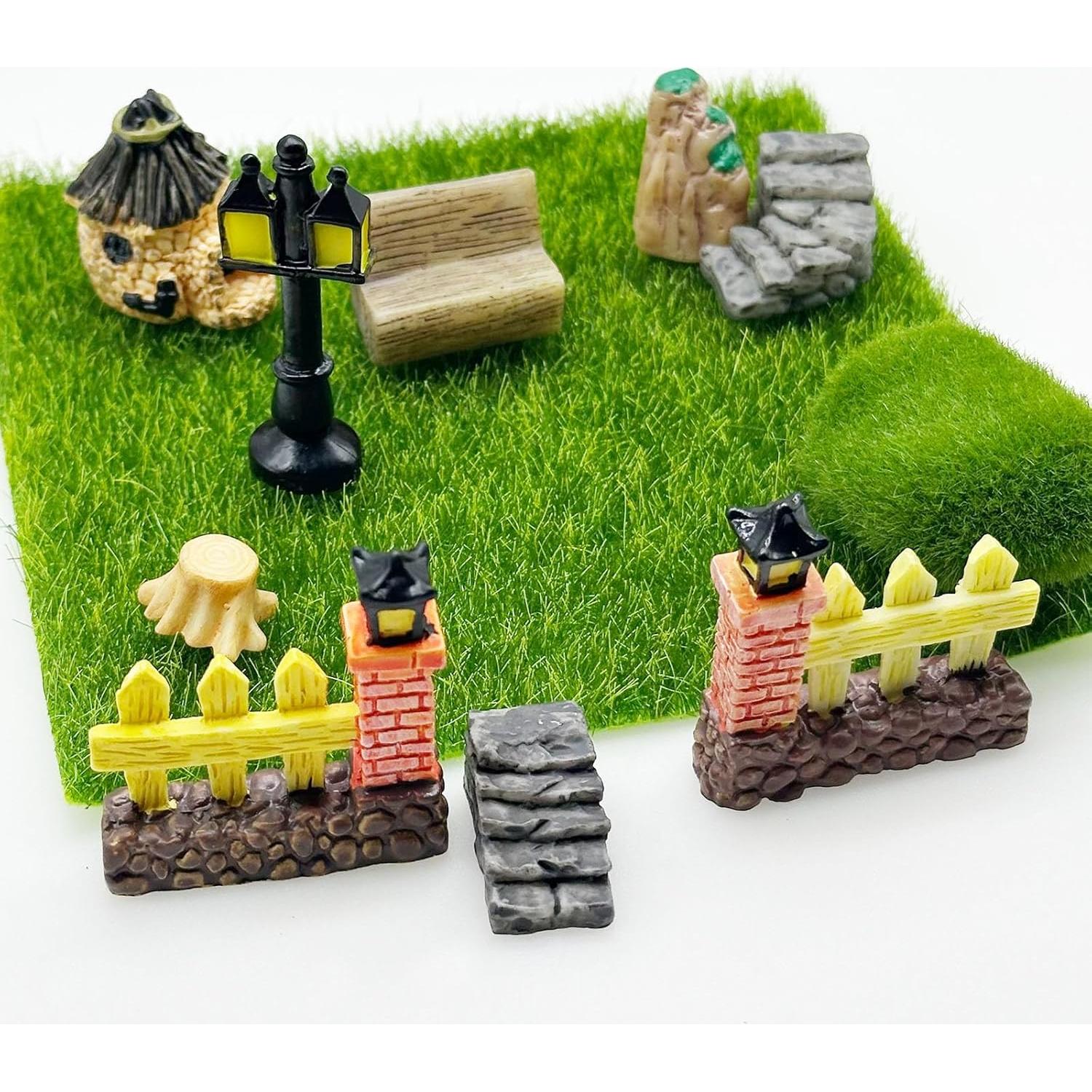 Kit de Jardín de Hadas 30 PCS Woohome - Mini Accesorios Decorativos