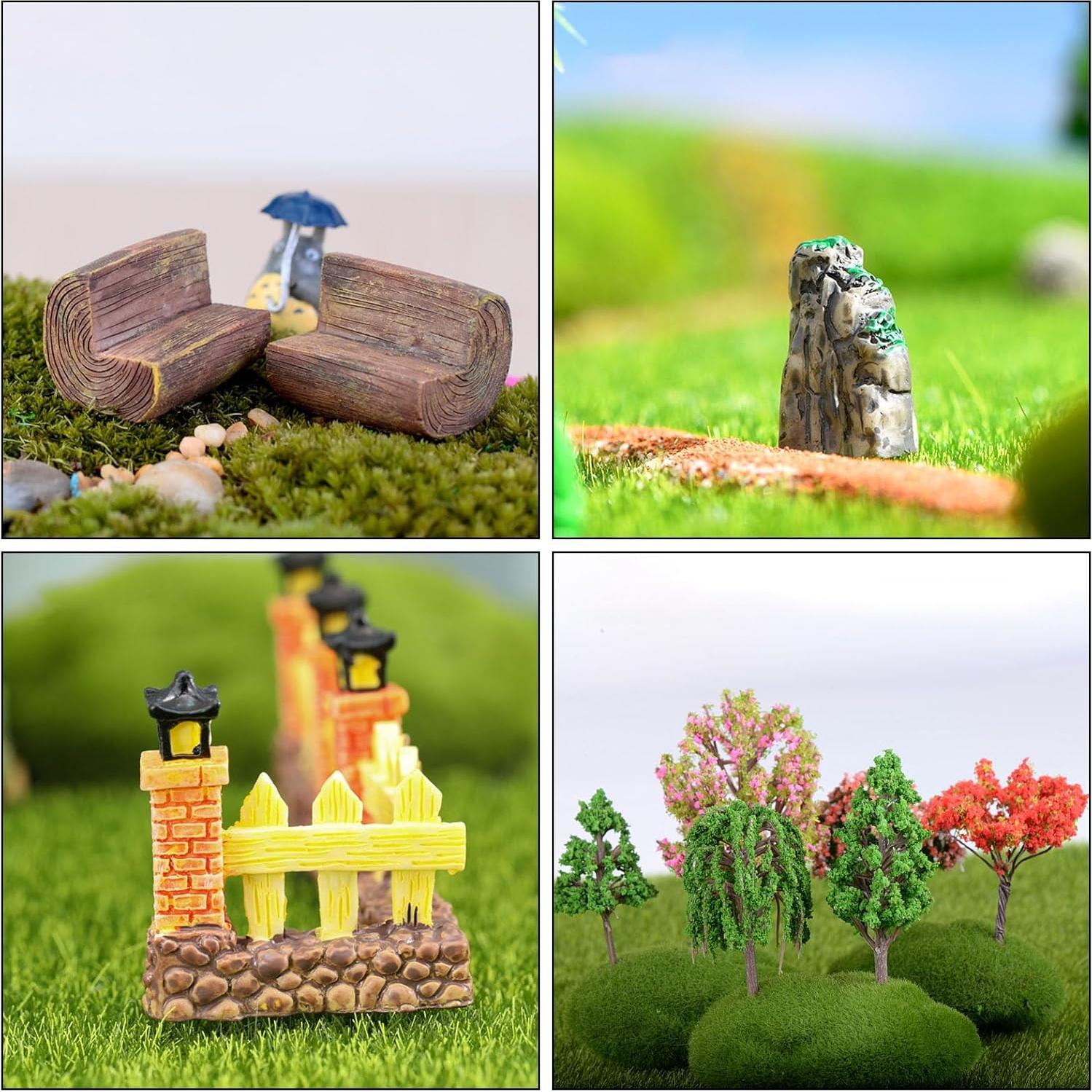 Kit de Jardín de Hadas 30 PCS Woohome - Mini Accesorios Decorativos