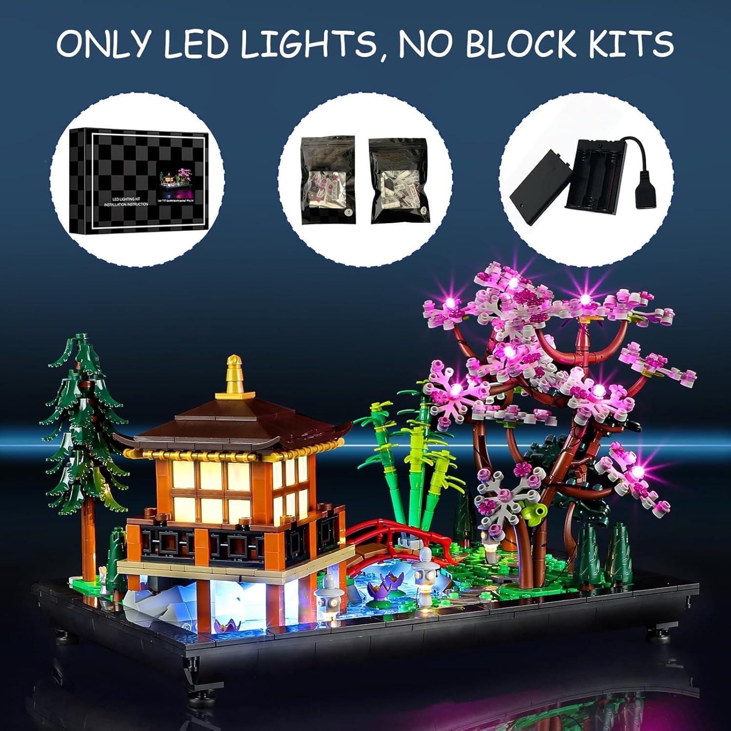 Kit de Luz LED Mililier para Lego 10315 Jardín Tranquilo