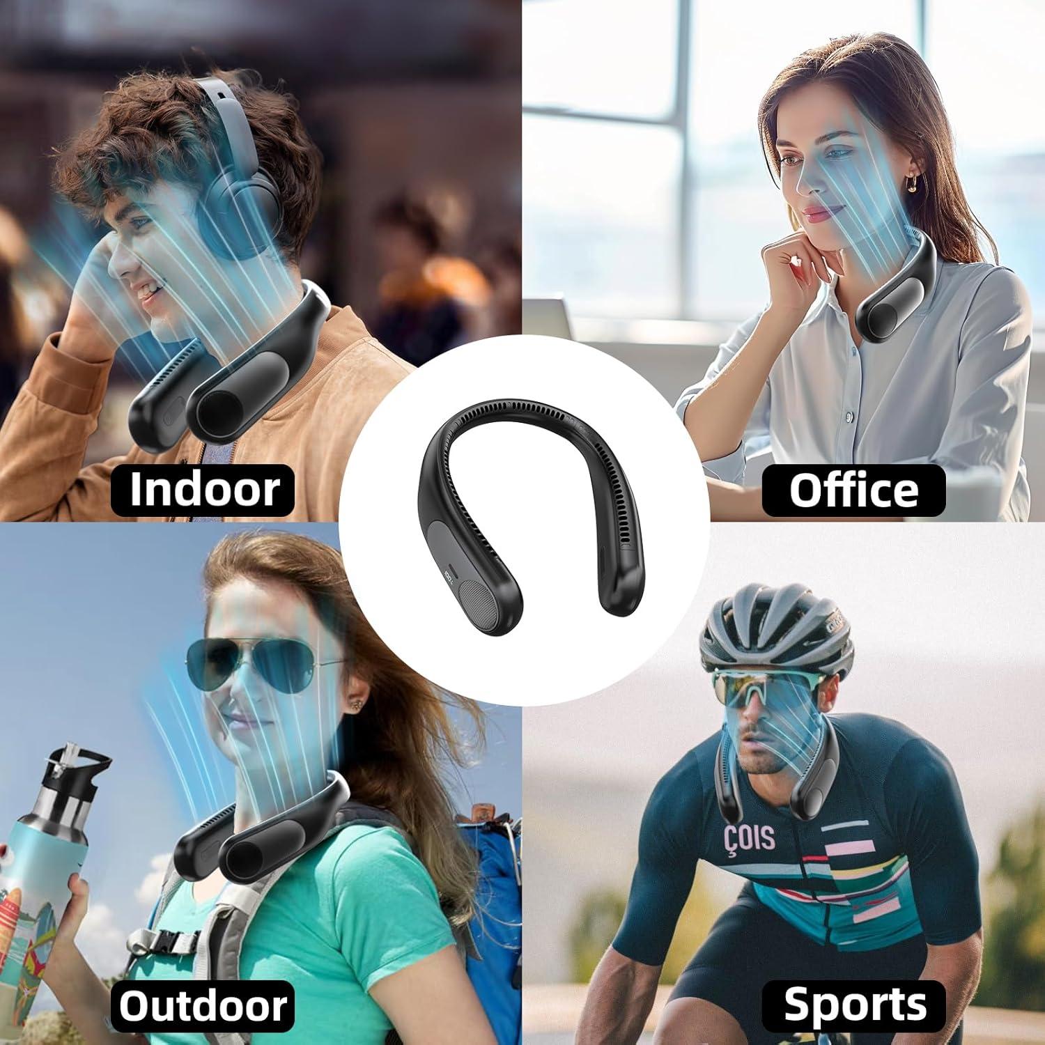 Ventilador de Cuello Portátil Namecute 6000mAh Sin Aspas