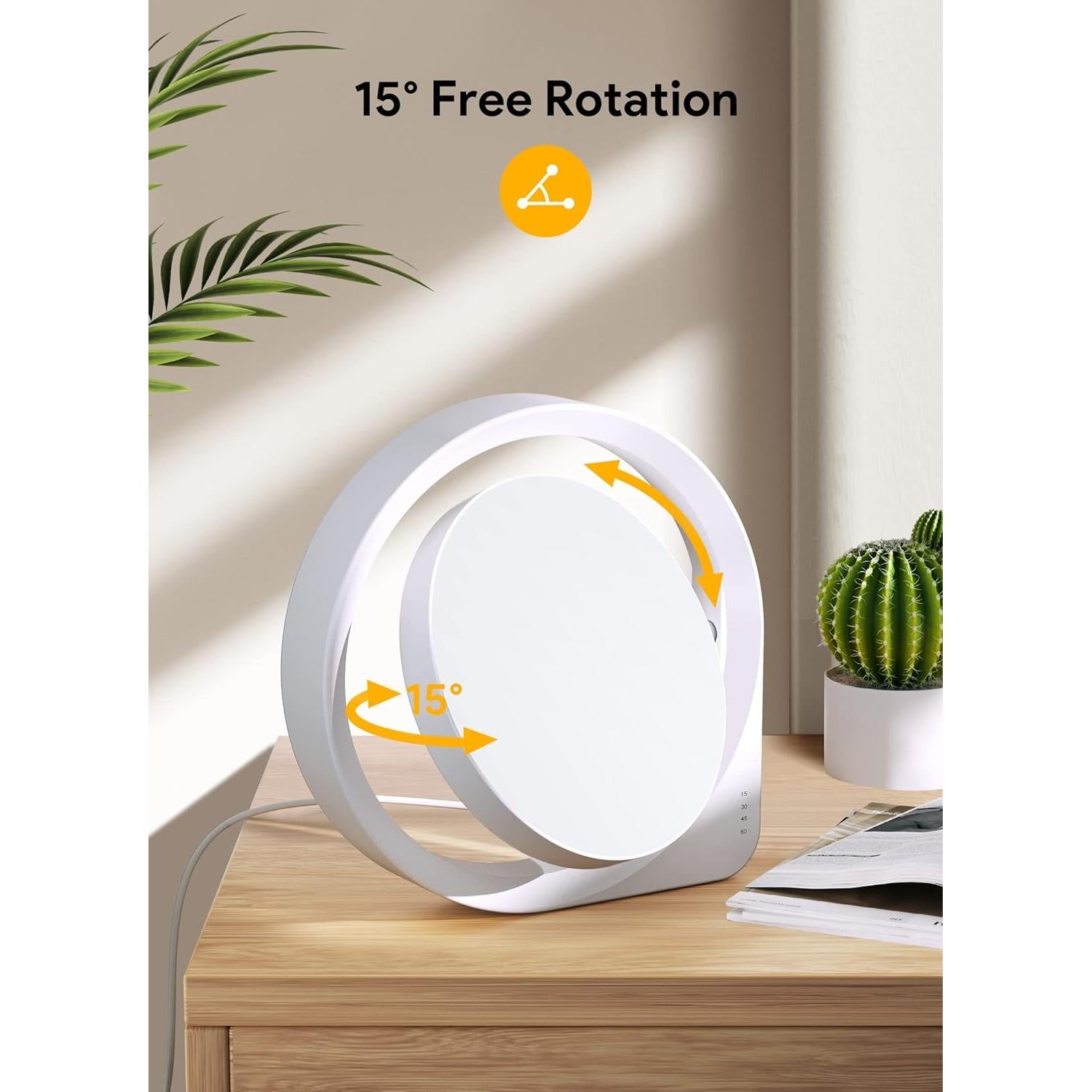 Lámpara de Terapia de Luz MediAcous 11000 Lux con Temporizador