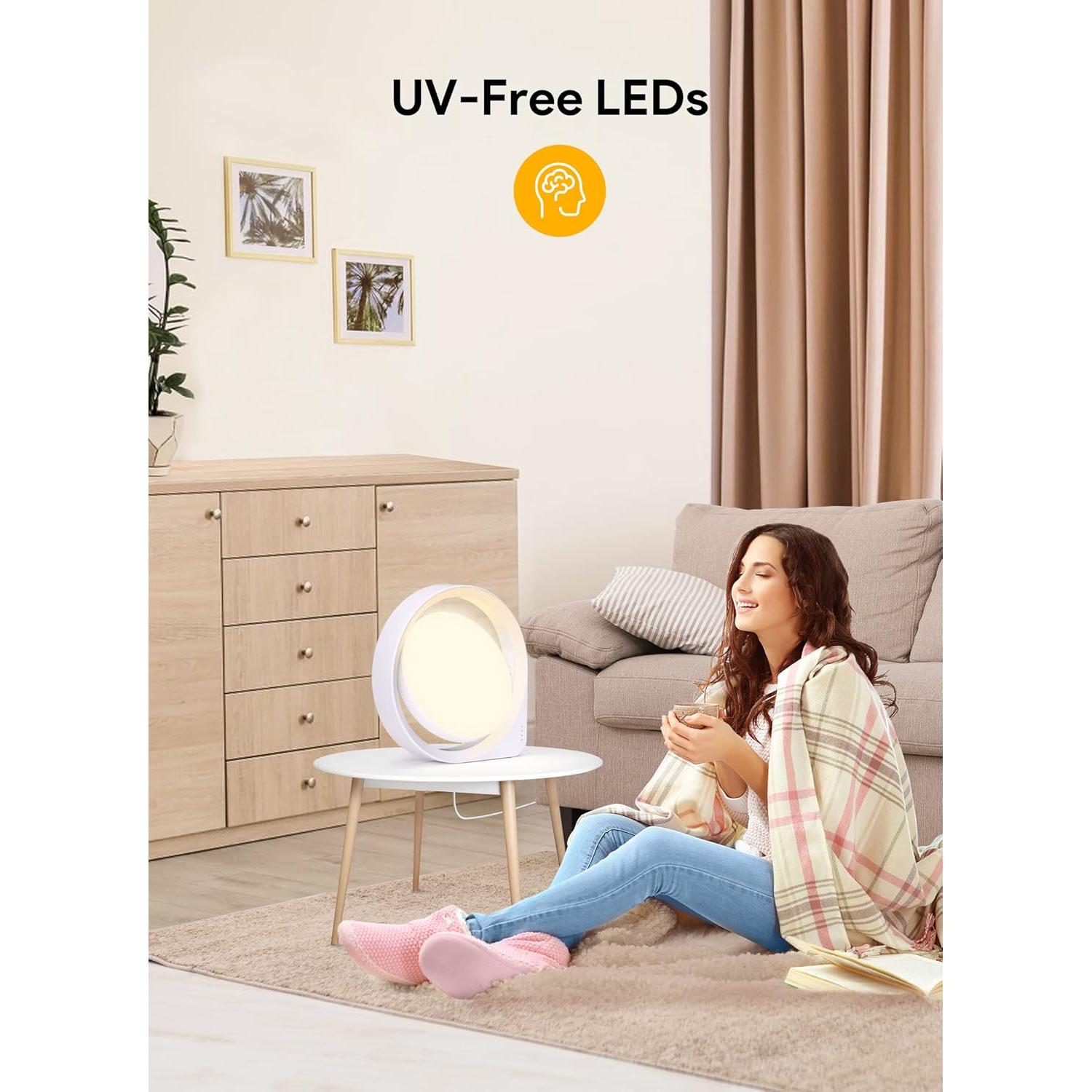 Lámpara de Terapia de Luz MediAcous 11000 Lux con Temporizador