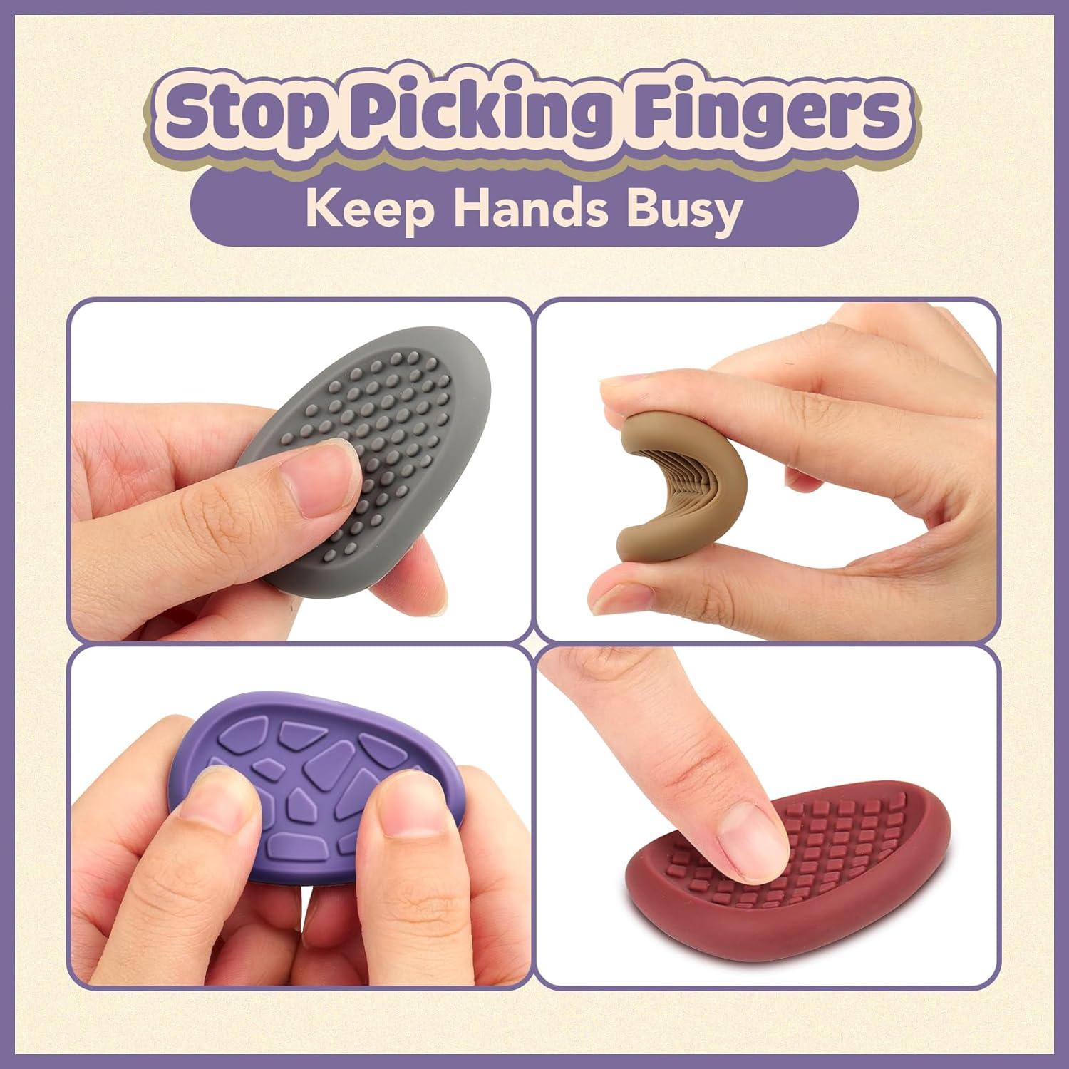 Juguetes Antiestrés KLT - 8 Piedras Sensoriales Calmantes