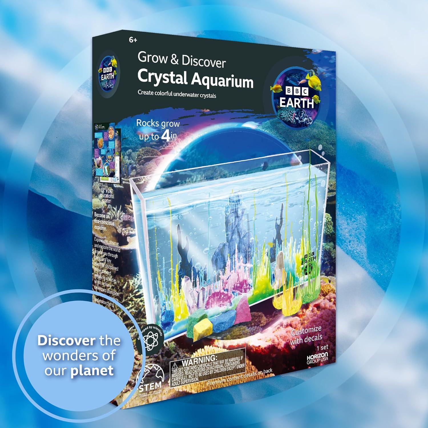 Acuario de Cristales BBC Earth - Kit STEM para Niños 6+