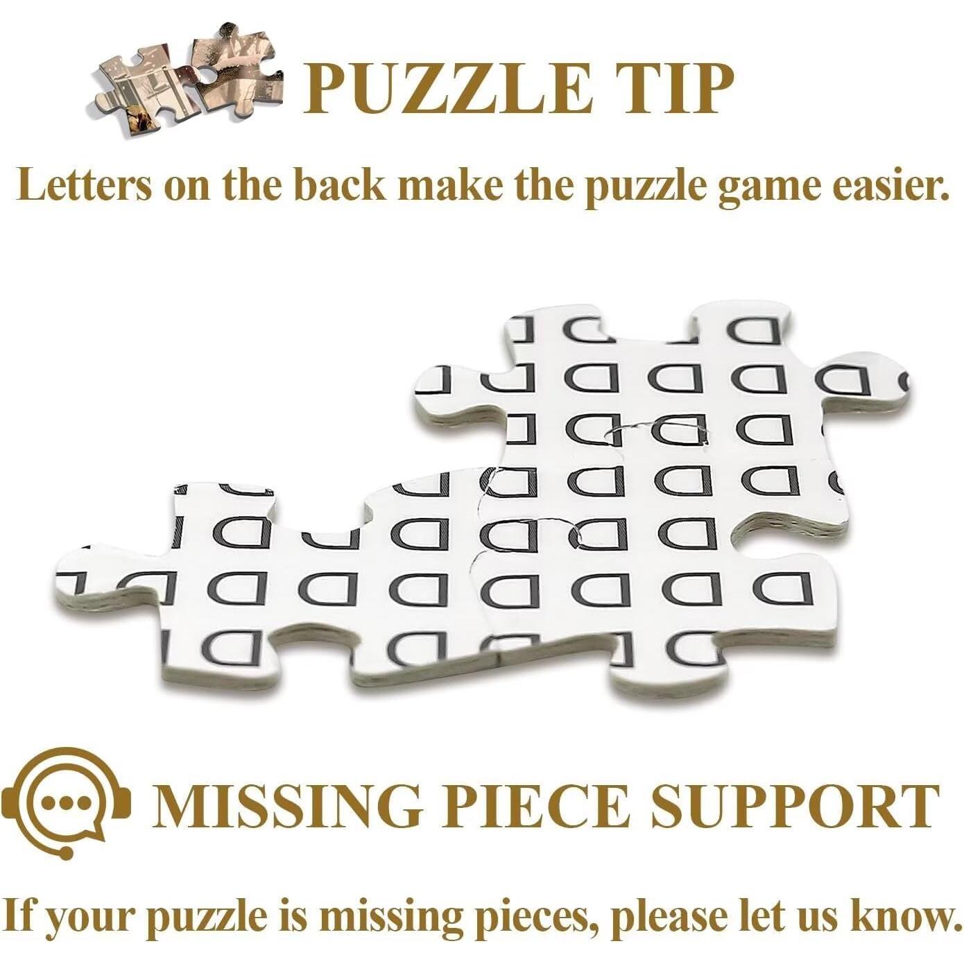 Rompecabezas de Madera 1000 Piezas Buda Jardín Zen 75x50cm