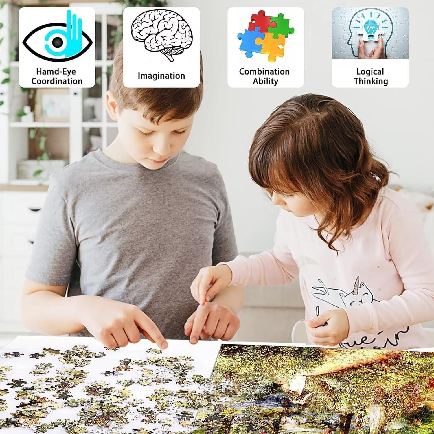 Rompecabezas de Madera 1000 Piezas Buda Jardín Zen 75x50cm