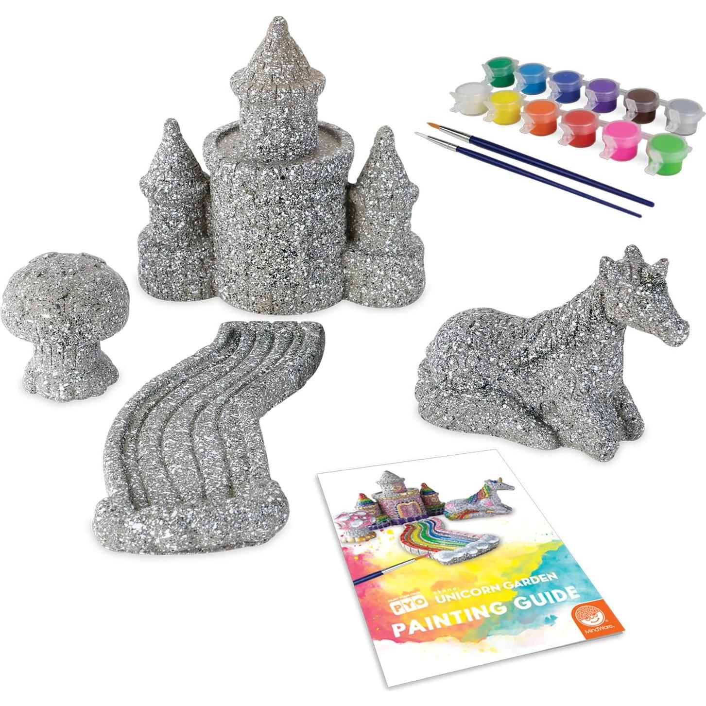 Kit de Pintura de Rocas Unicornio MindWare - 16 Piezas