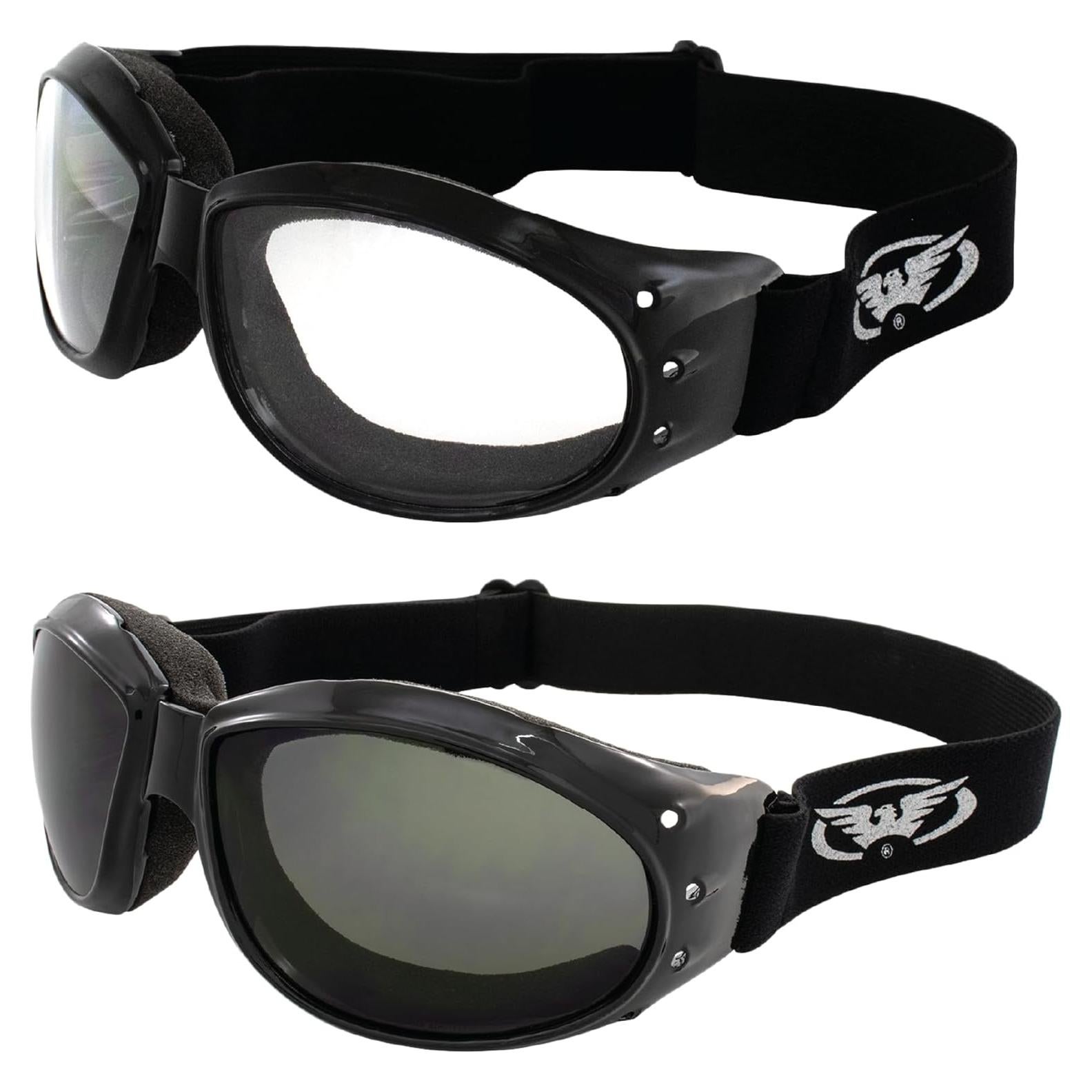 Gafas de Motocicleta Global Vision Eliminator Deluxe 2-Pack