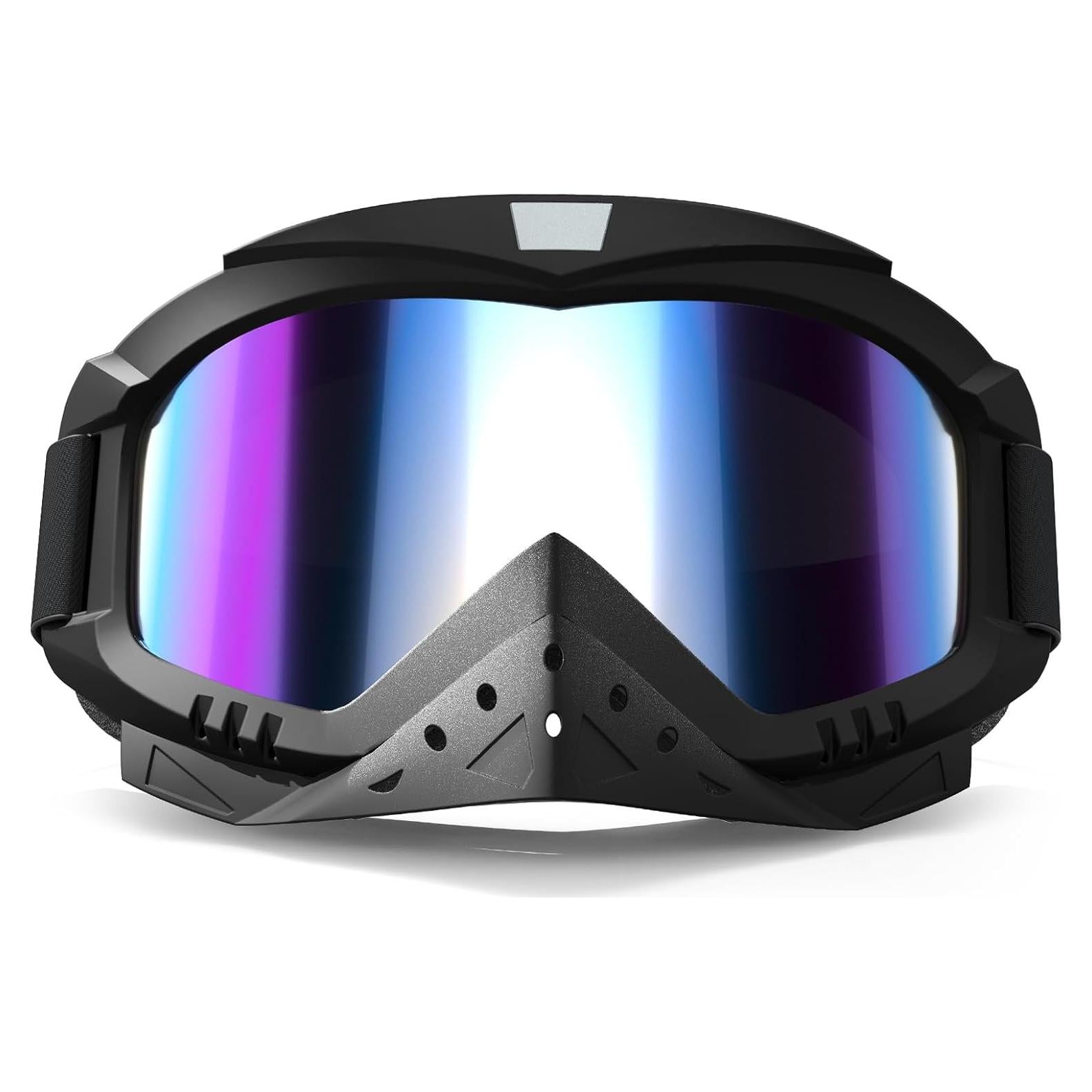 Gafas de Motocicleta Dizywiee con Lentes Antivaho y Ajustables