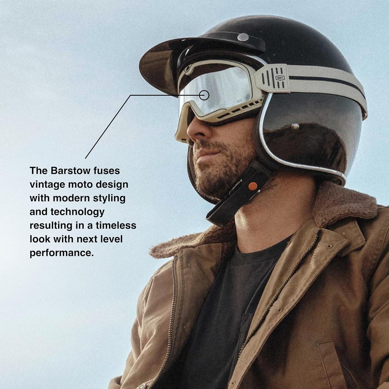 Gafas deportivas 100% BARSTOW anti-vaho policarbonato dorado