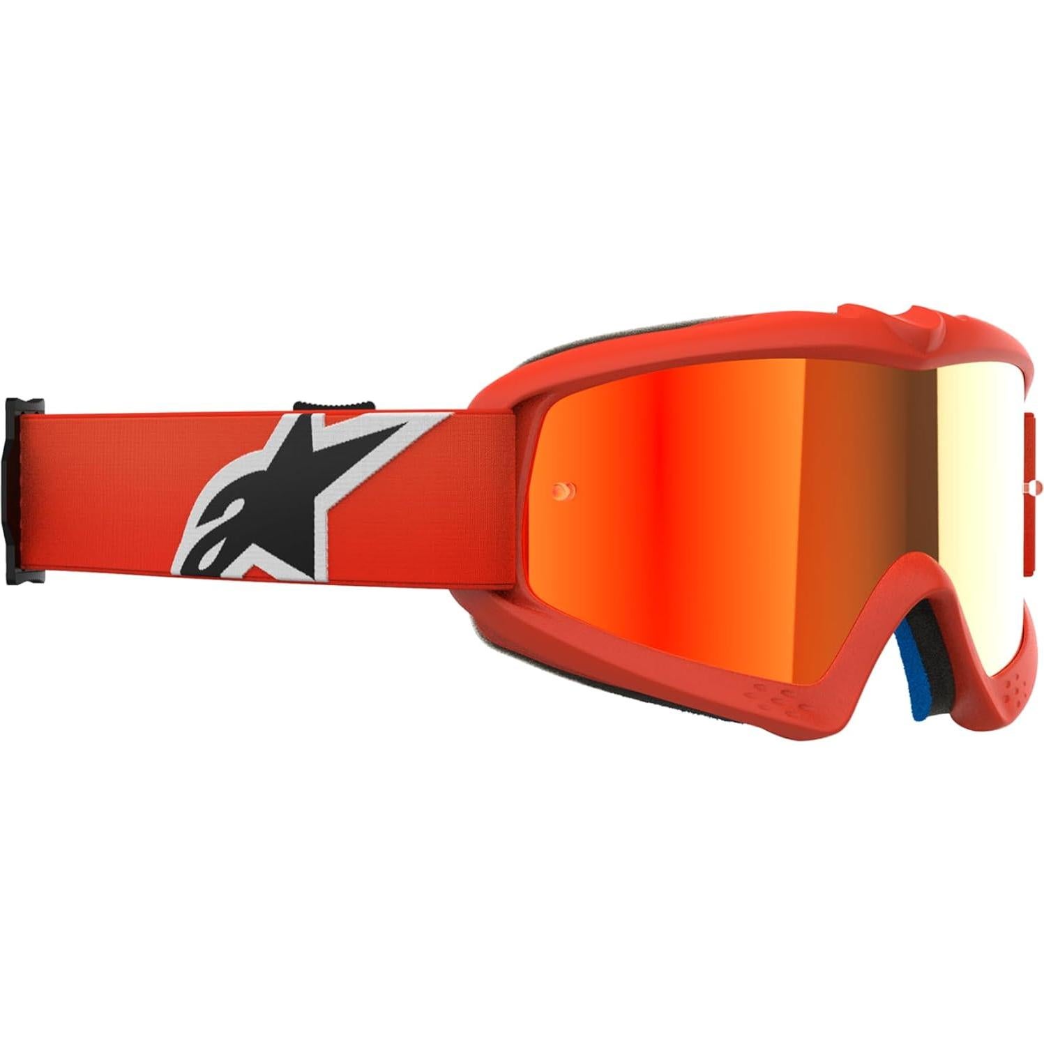 Gafas Alpinestars Vision Youth MX Naranja Lente Espejo Roja