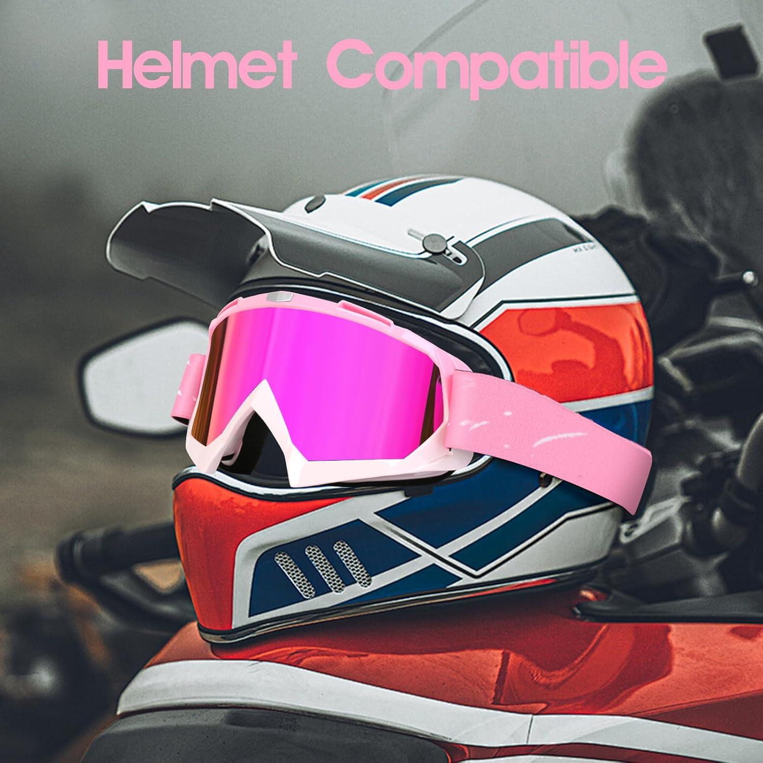 Gafas de Motocross ATV UV a Prueba de Niebla y Viento