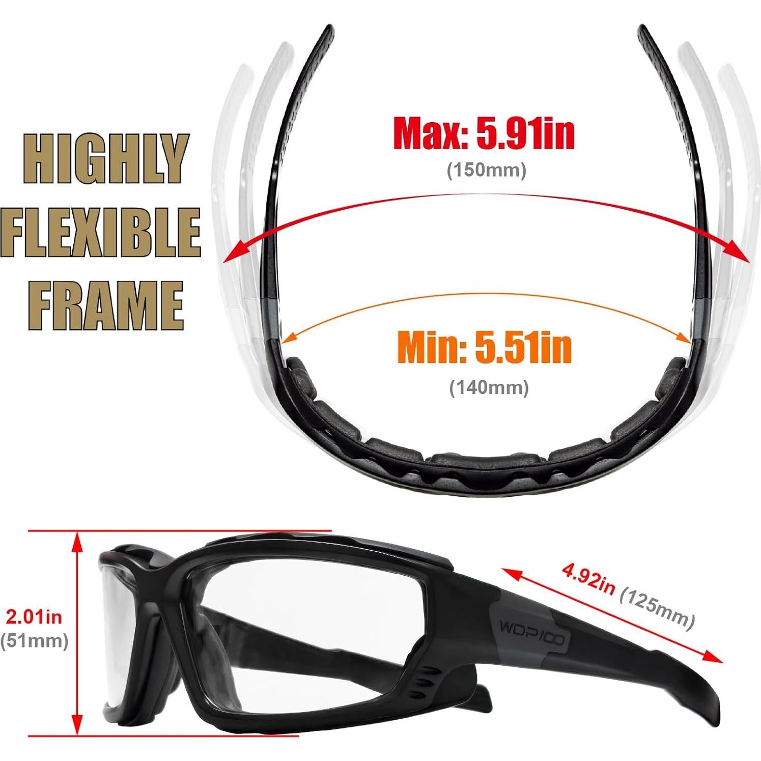 Gafas de sol Powersports GK20 para motociclismo y deportes